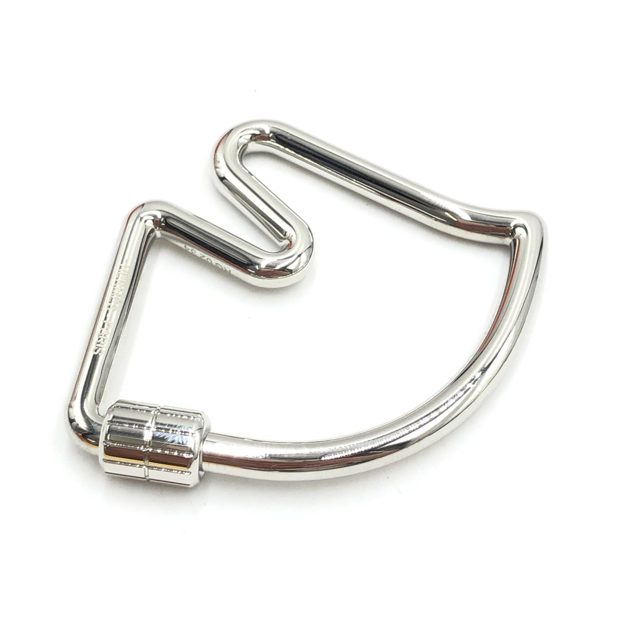 Hermès Palladium Cheval Key Ring Women's Design (Pre-Owned)