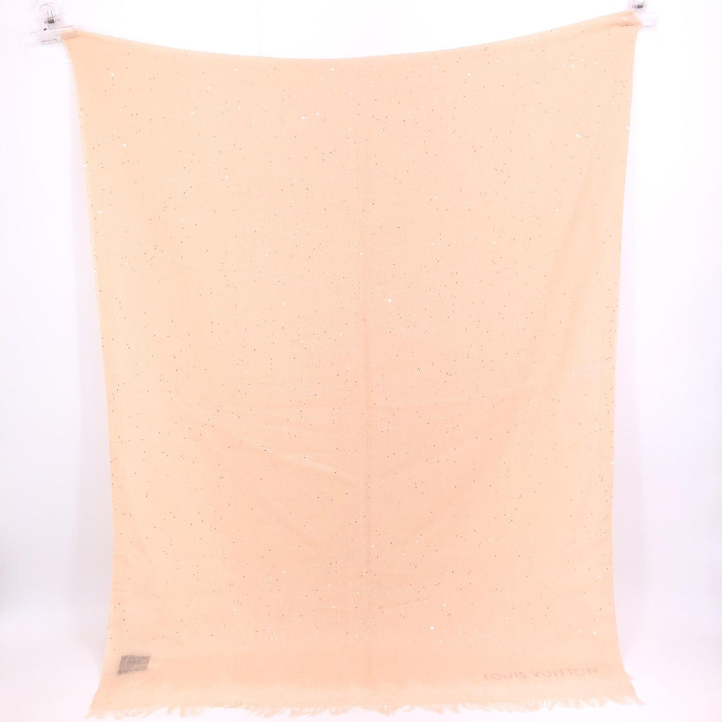 Louis Vuitton Pink Monogram Classic Shawl In Silk Women's Mix (Pre-Owned)