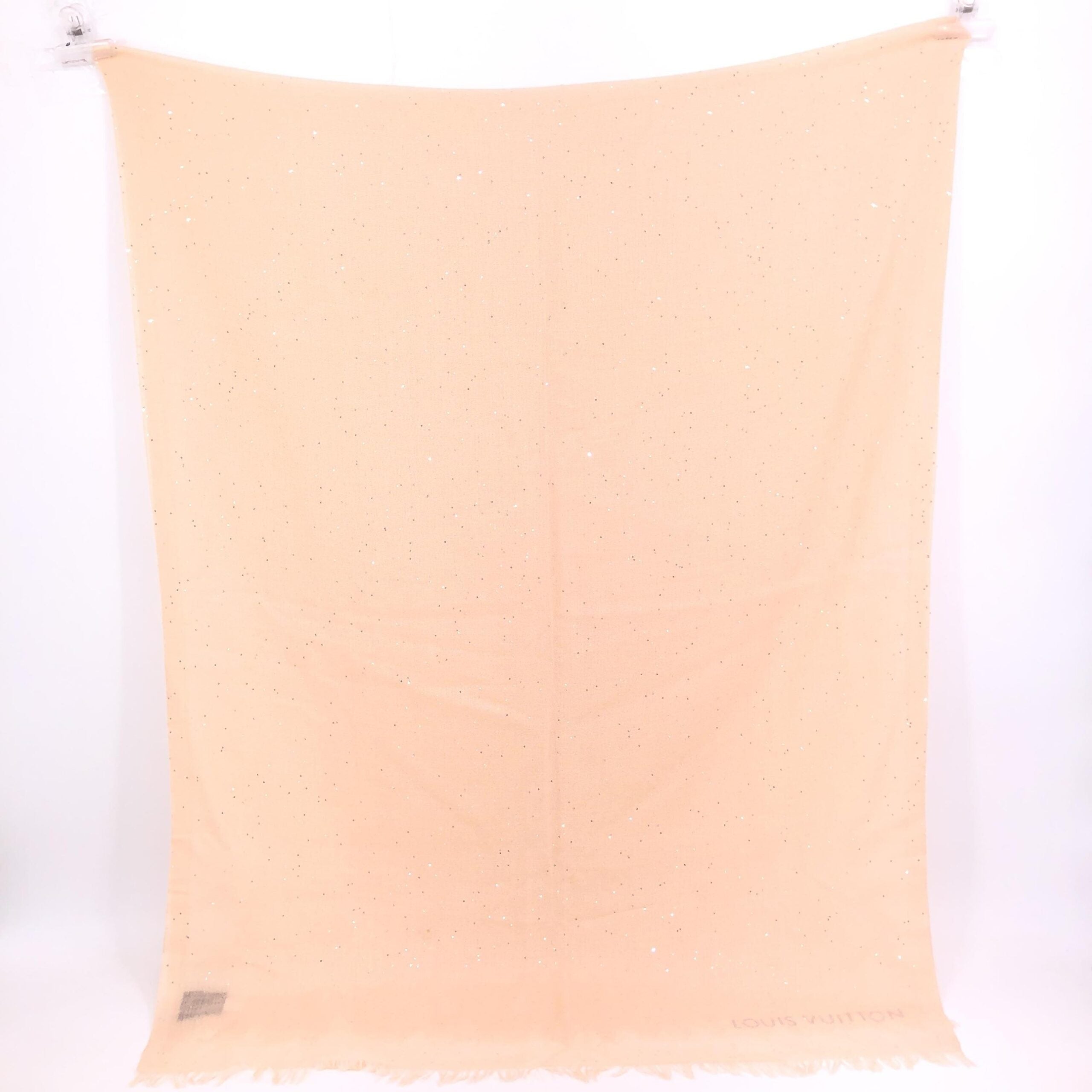 Louis Vuitton Pink Monogram Classic Shawl In Silk Women's Mix (Pre-Owned)
