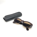 Versace Rectangular Frame Vintage Women's Sunglasses (Pre-Owned)