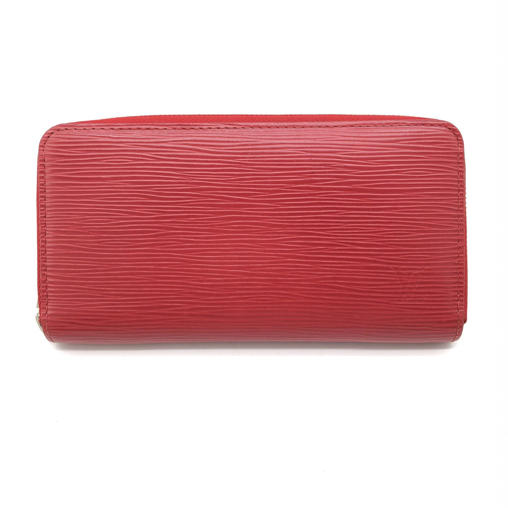 Louis Vuitton Red Epi Leather Zippy Women's Wallet (Pre-Owned)