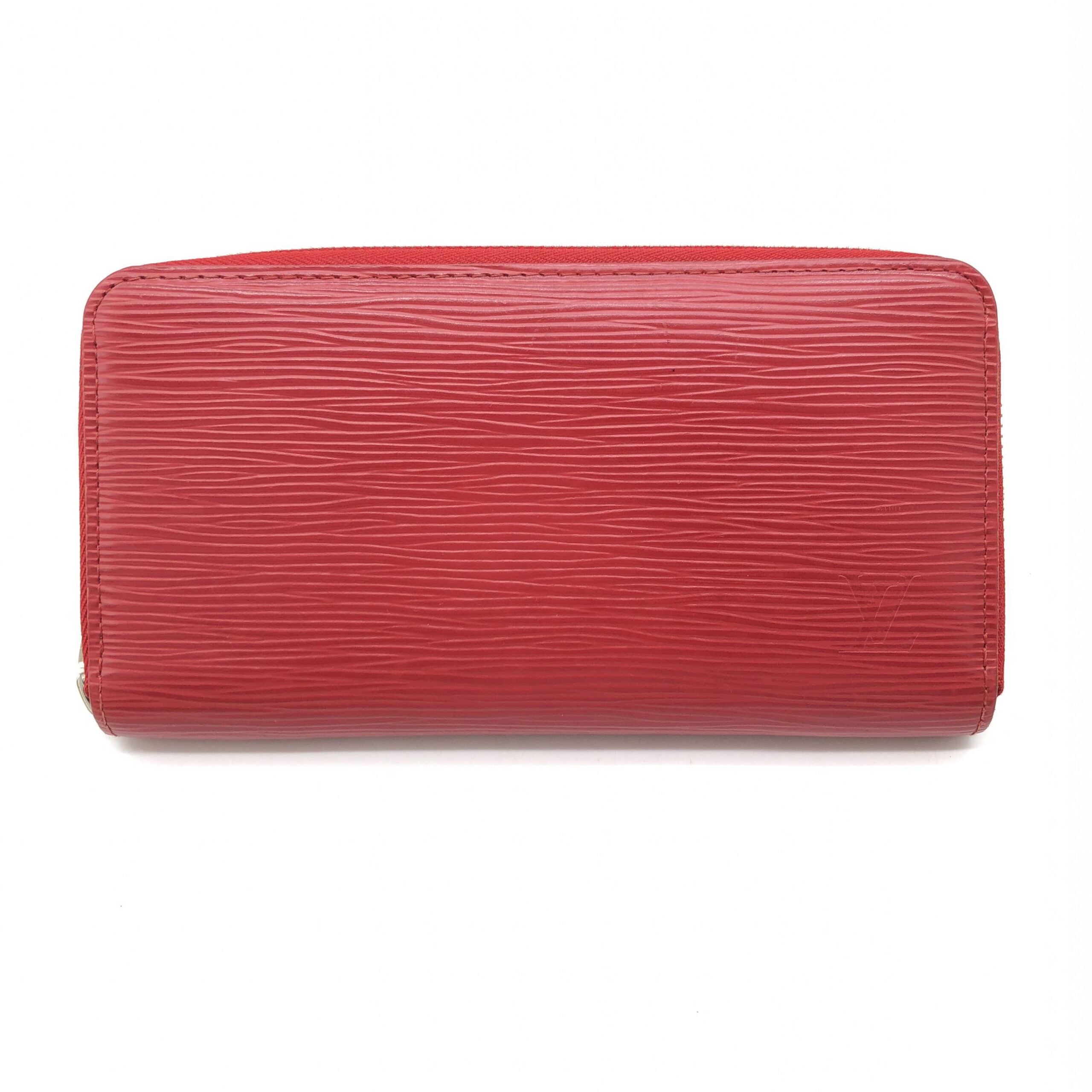 Louis Vuitton Red Epi Leather Zippy Women's Wallet (Pre-Owned)