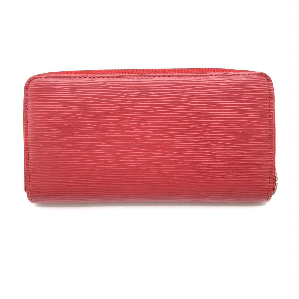 Louis Vuitton Red Epi Leather Zippy Women's Wallet (Pre-Owned)