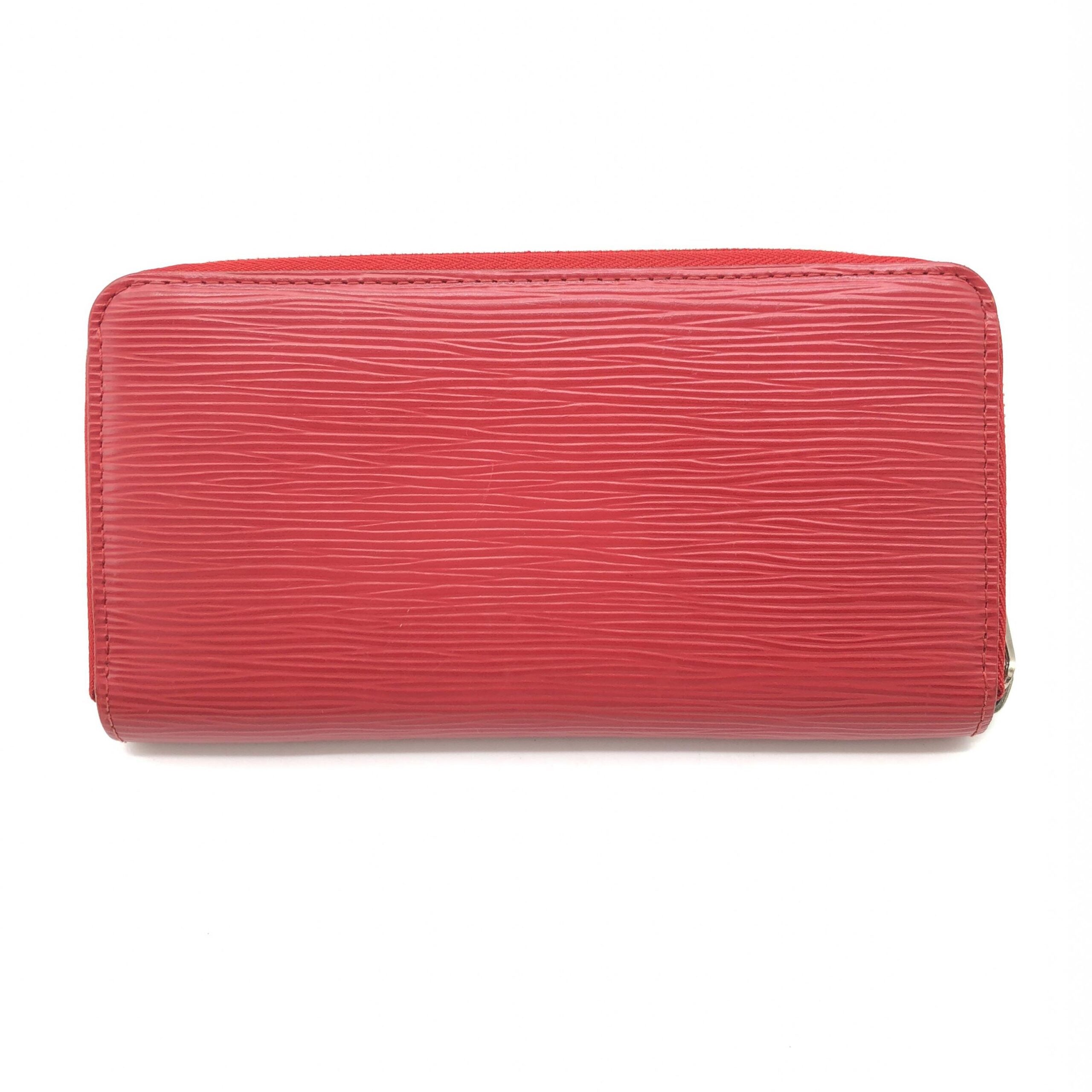 Louis Vuitton Red Epi Leather Zippy Women's Wallet (Pre-Owned)