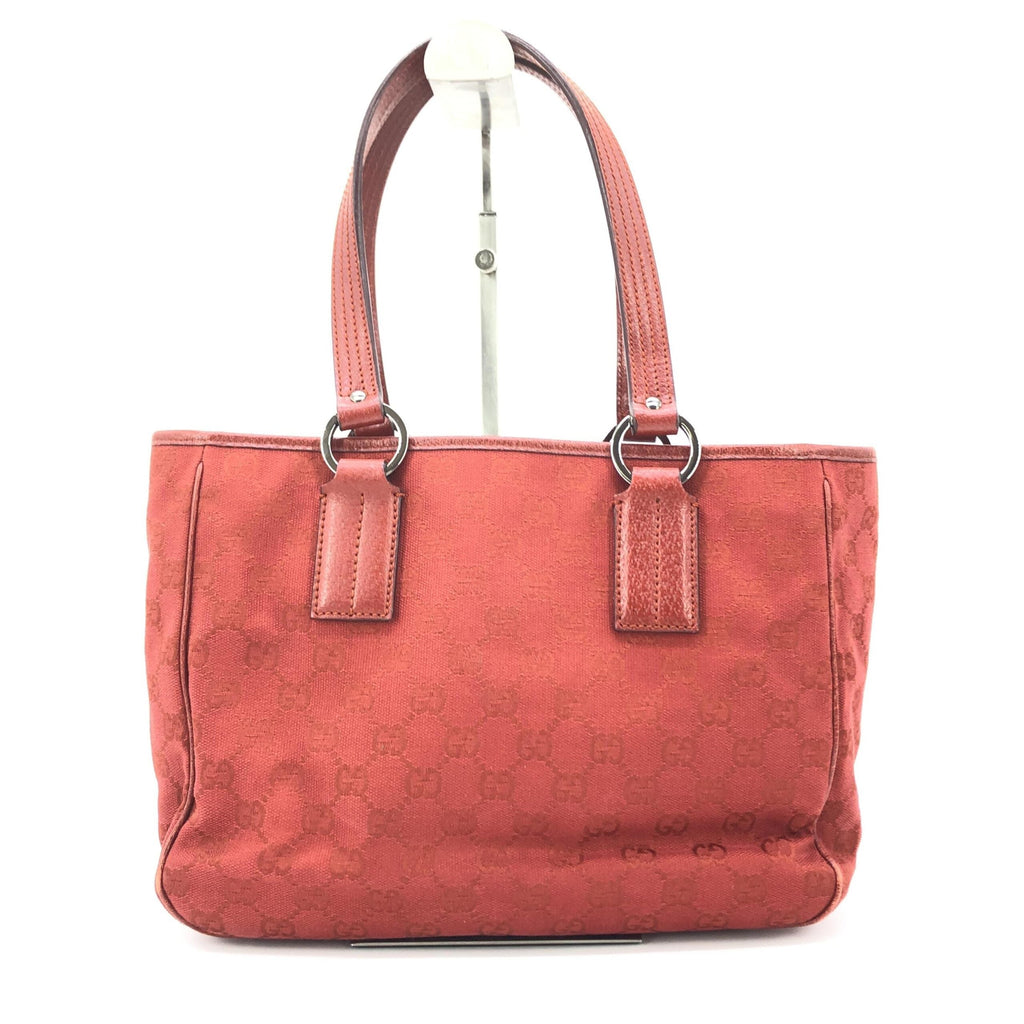 Gucci Red GG Canvas Top Handle Women's Bag (Pre-Owned)