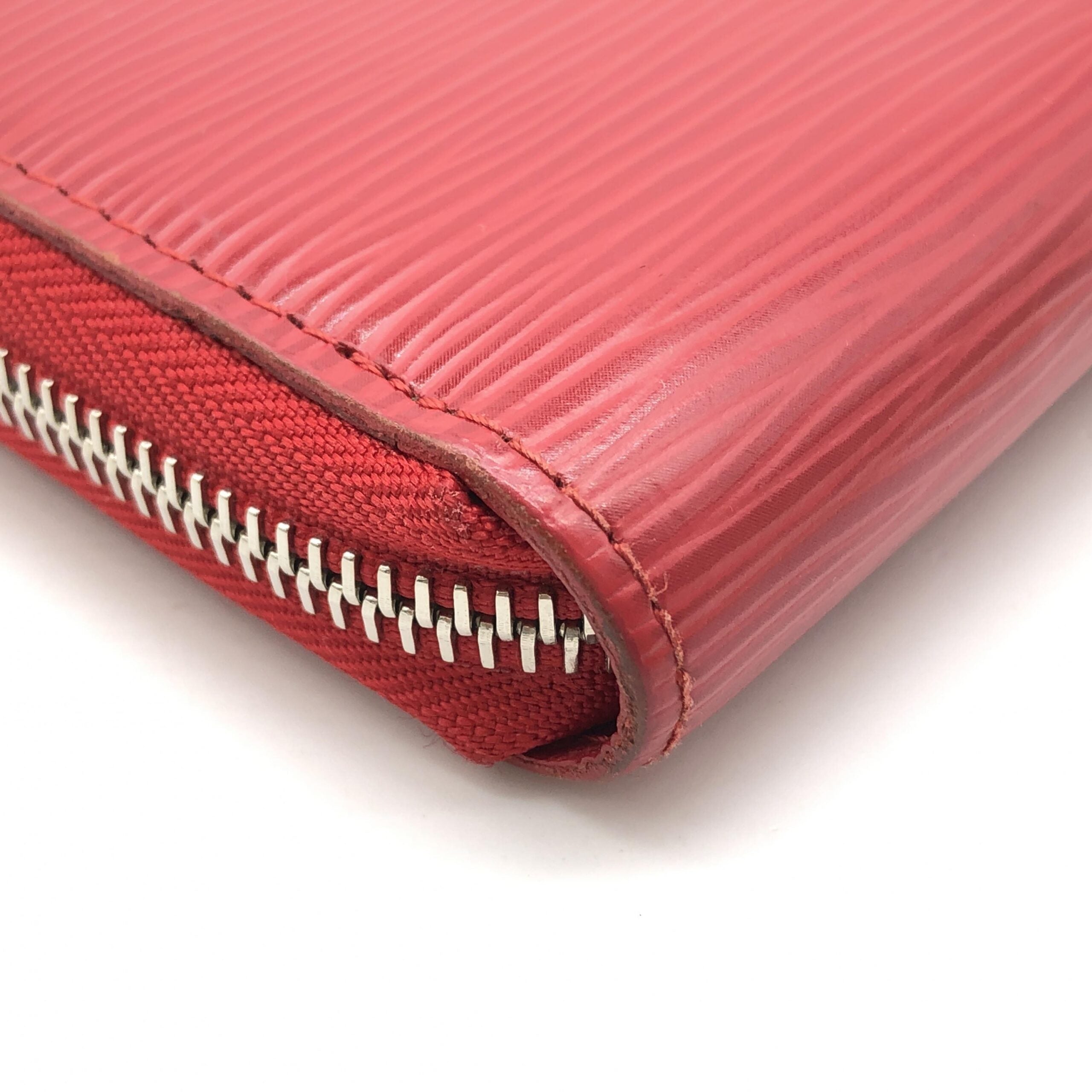 Louis Vuitton Red Epi Leather Zippy Women's Wallet (Pre-Owned)