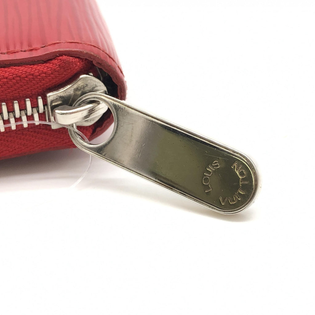 Louis Vuitton Red Epi Leather Zippy Women's Wallet (Pre-Owned)