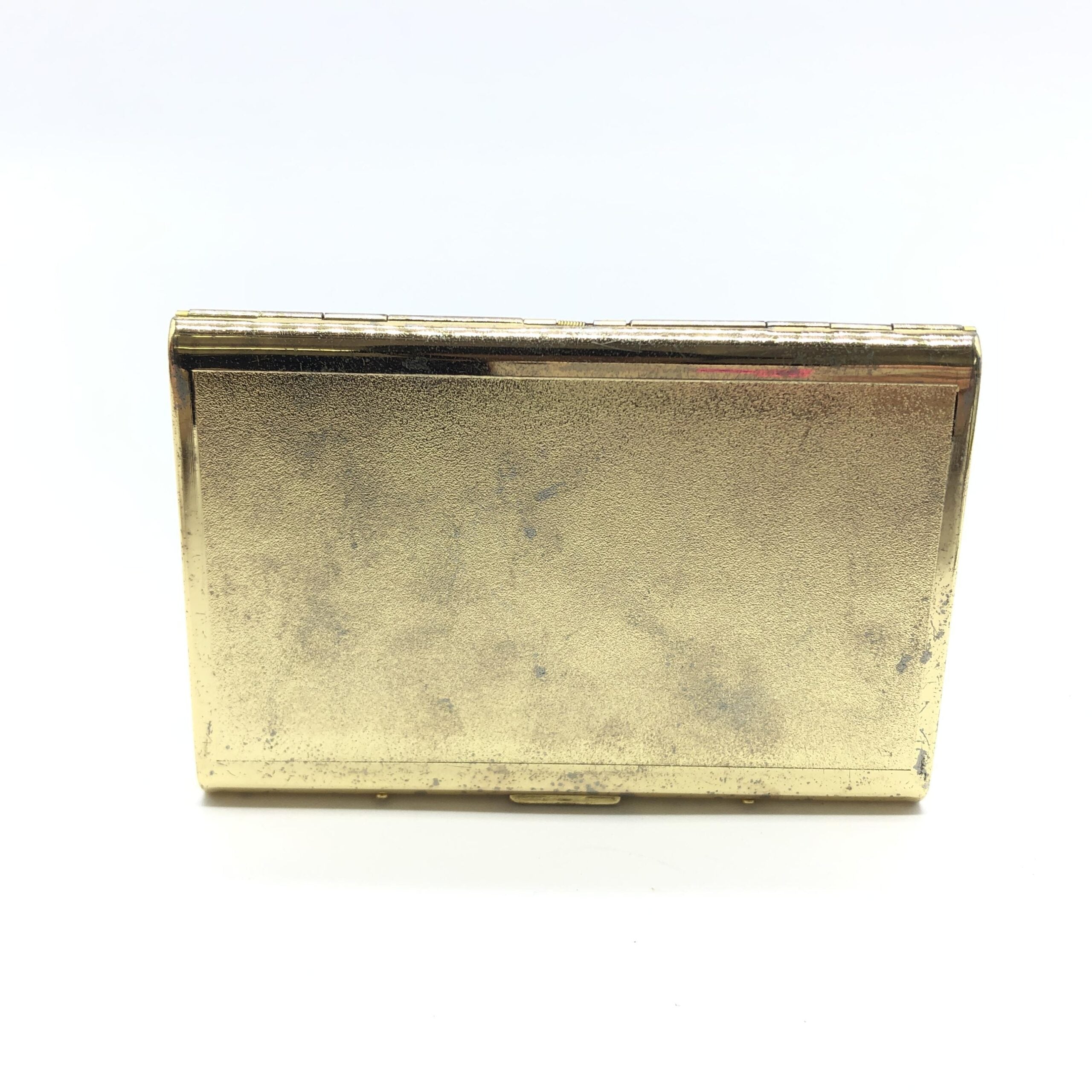 Saint Laurent Red X Black X Gold YSL Monogramme Card Case Cigarette Women's Box (Pre-Owned)