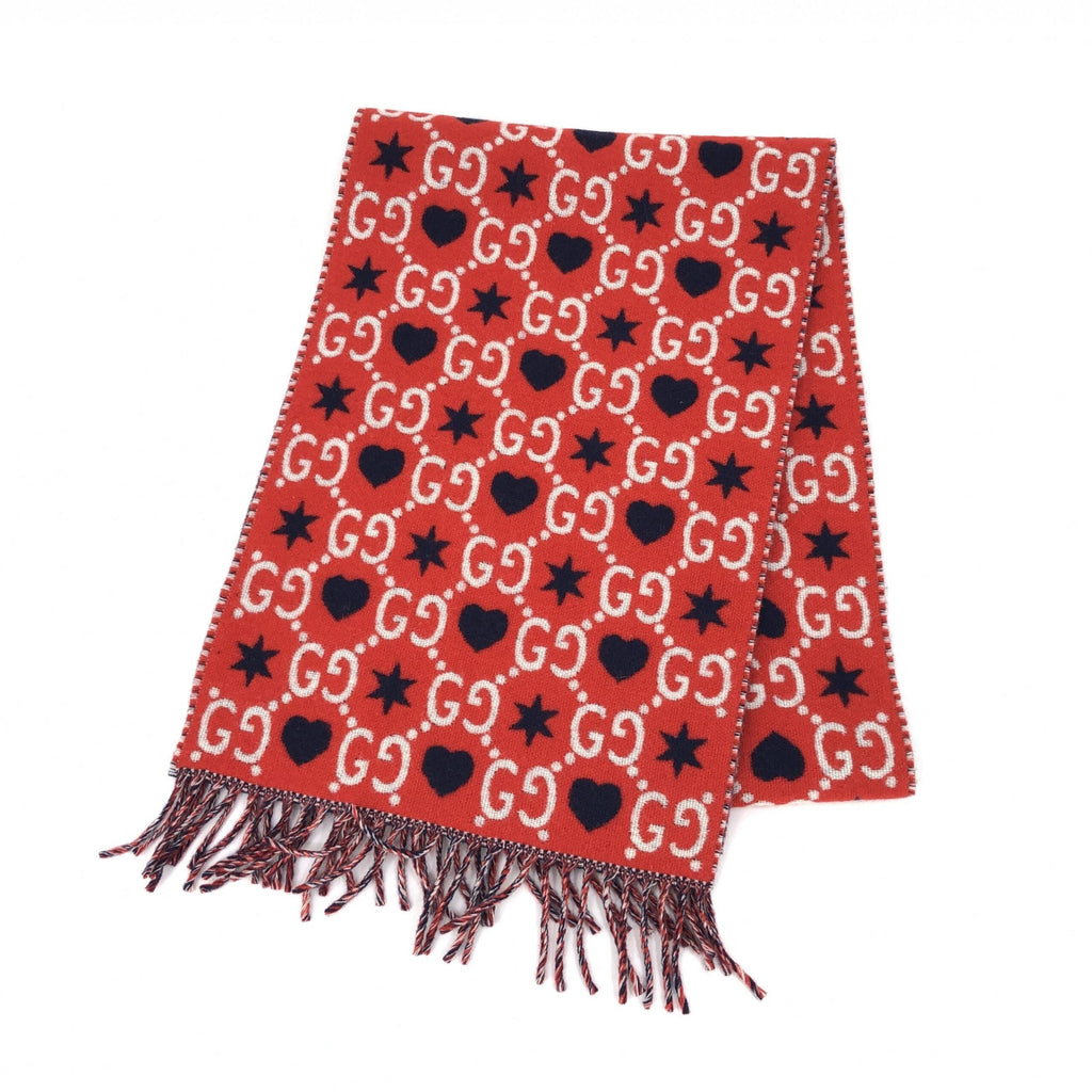 Gucci Scarf/Shawl, Wool (Not Women's Knit) (Pre-Owned)