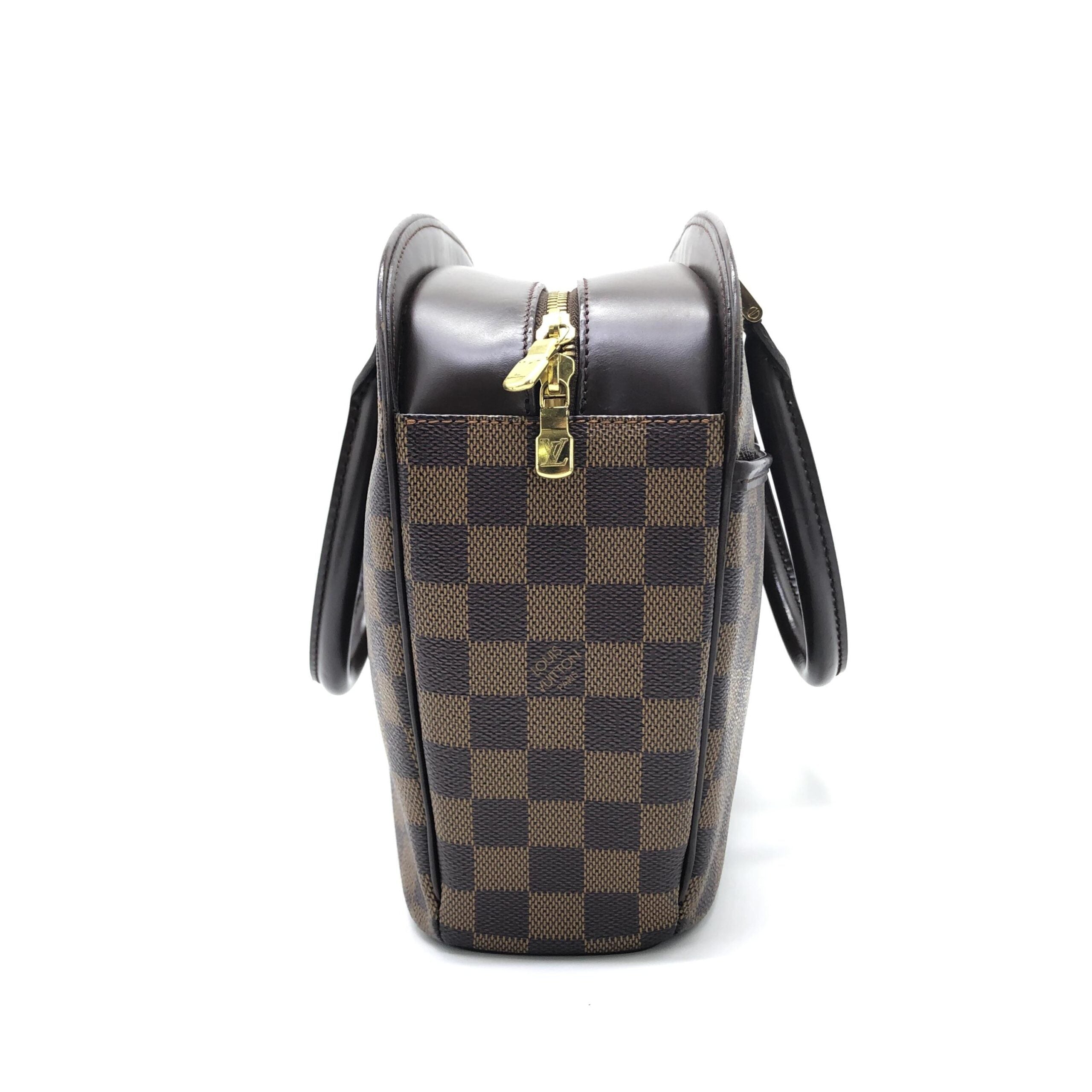 Louis Vuitton Sarria Horizontal Damier Ebene Top Handle Women's Bag (Pre-Owned)