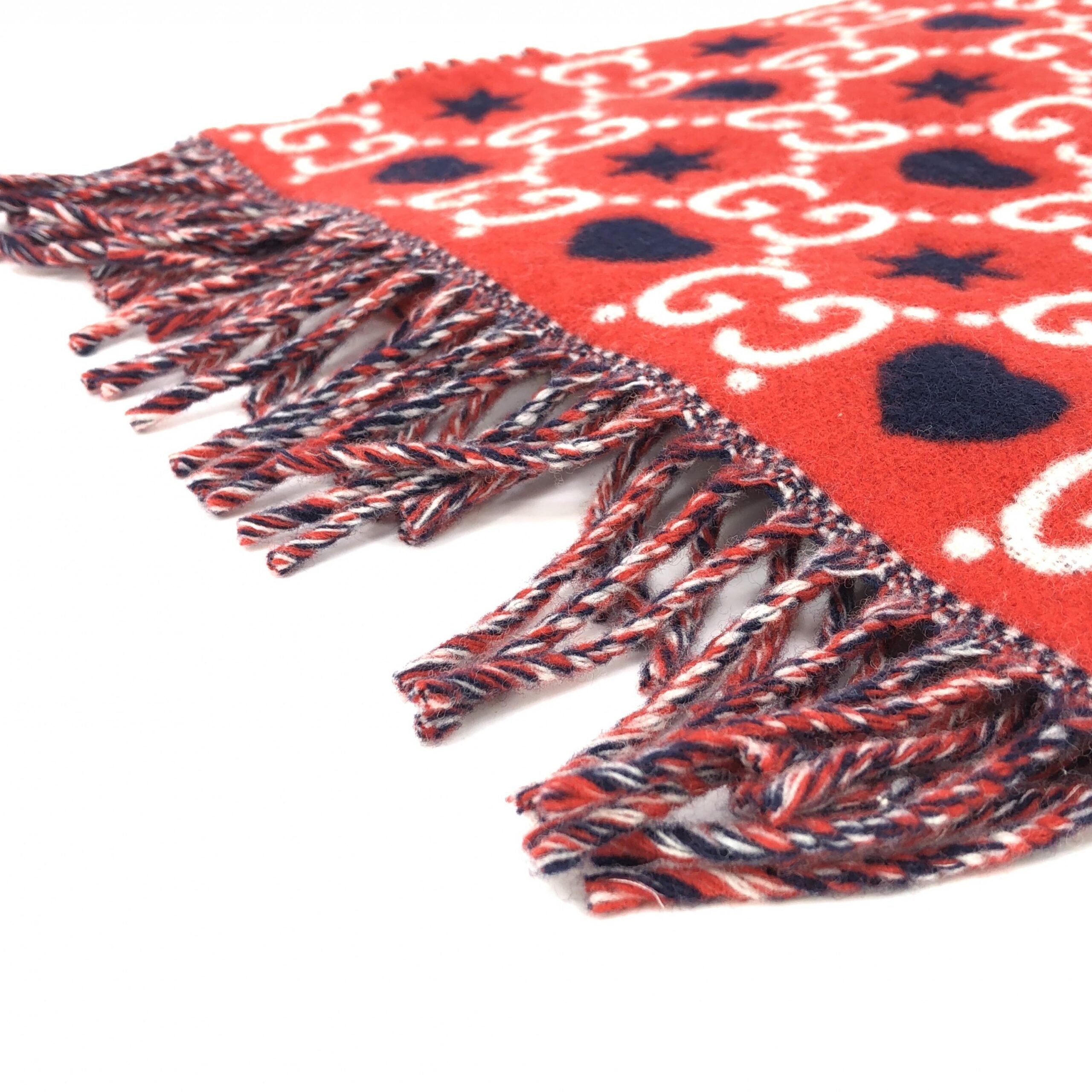 Gucci Scarf/Shawl, Wool (Not Women's Knit) (Pre-Owned)