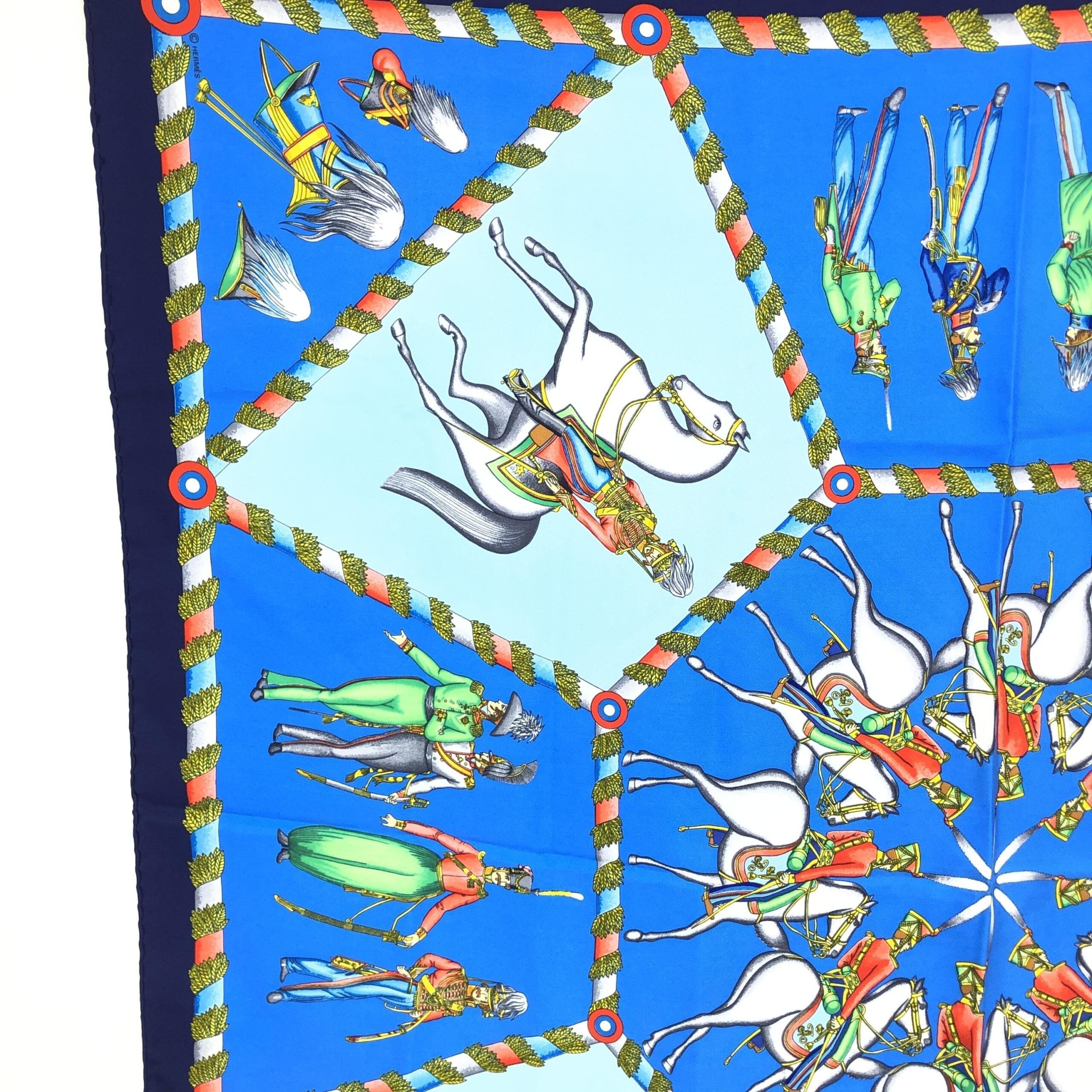 Hermès Silk Scarf With Imperial Russian Women's Theme (Pre-Owned)