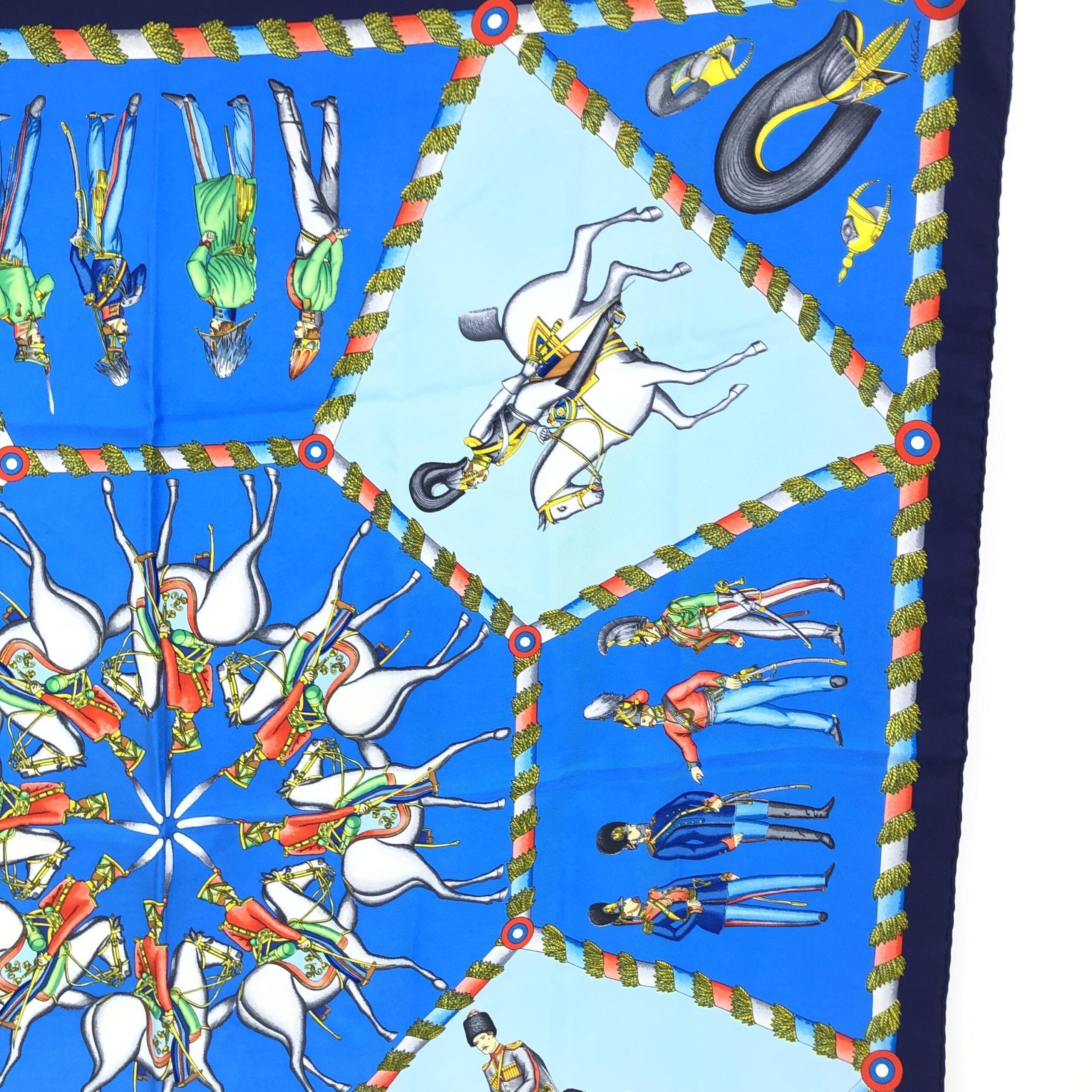 Hermès Silk Scarf With Imperial Russian Women's Theme (Pre-Owned)
