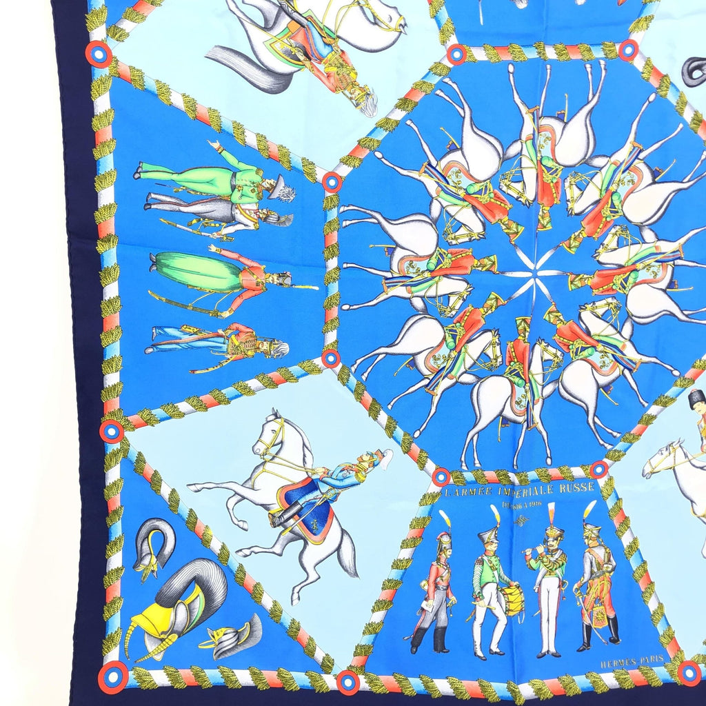 Hermès Silk Scarf With Imperial Russian Women's Theme (Pre-Owned)