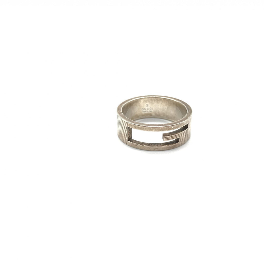 Gucci Silve 925 Wedding Band US Size Women's 9.6 (Pre-Owned)