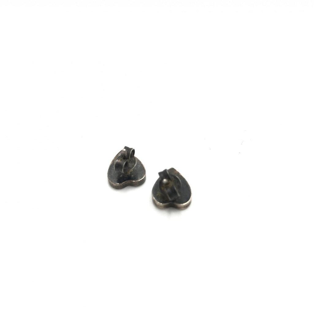 Gucci Silver 925 Heart Stud Women's Earrings (Pre-Owned)