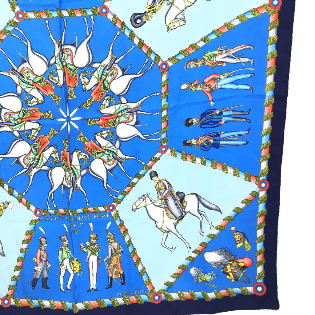 Hermès Silk Scarf With Imperial Russian Women's Theme (Pre-Owned)