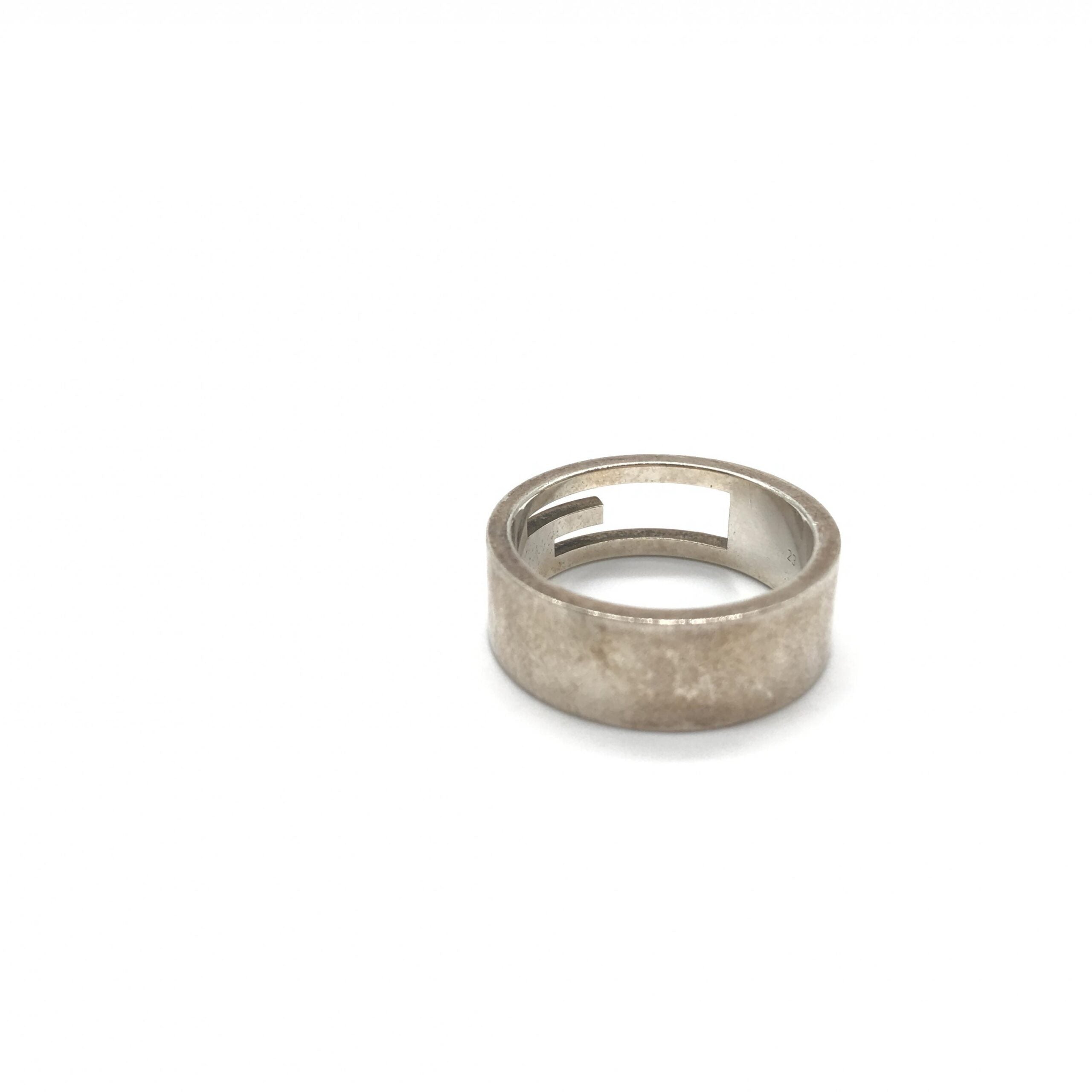 Gucci Silve 925 Wedding Band US Size Women's 9.6 (Pre-Owned)