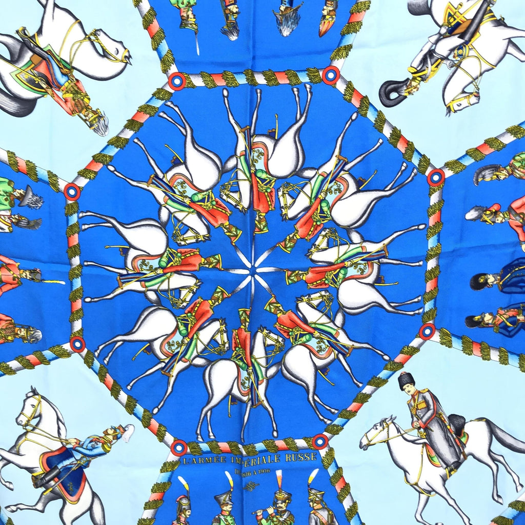 Hermès Silk Scarf With Imperial Russian Women's Theme (Pre-Owned)