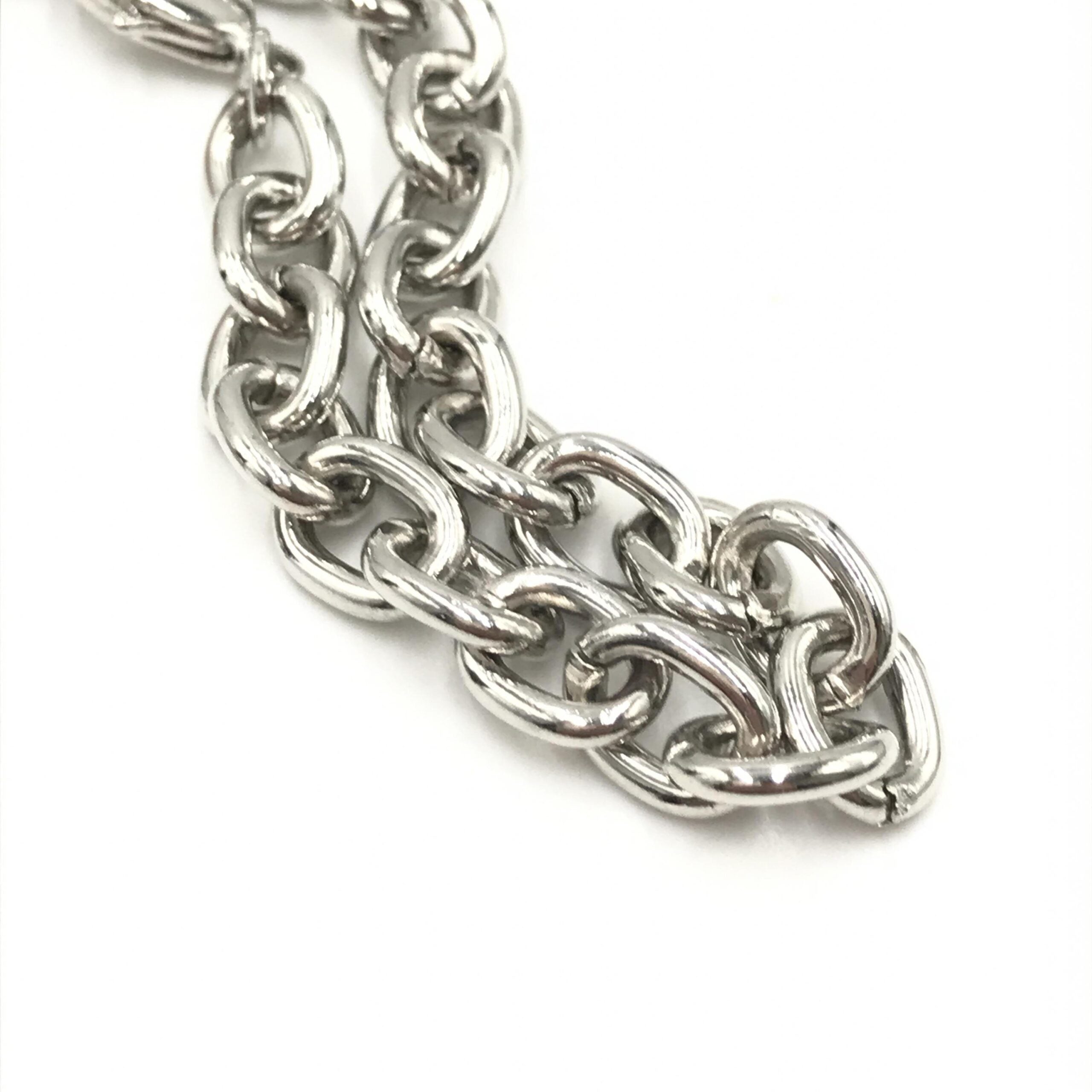 Anteprima Silver Chain With Pink Ribbon Women's Detail (Pre-Owned)