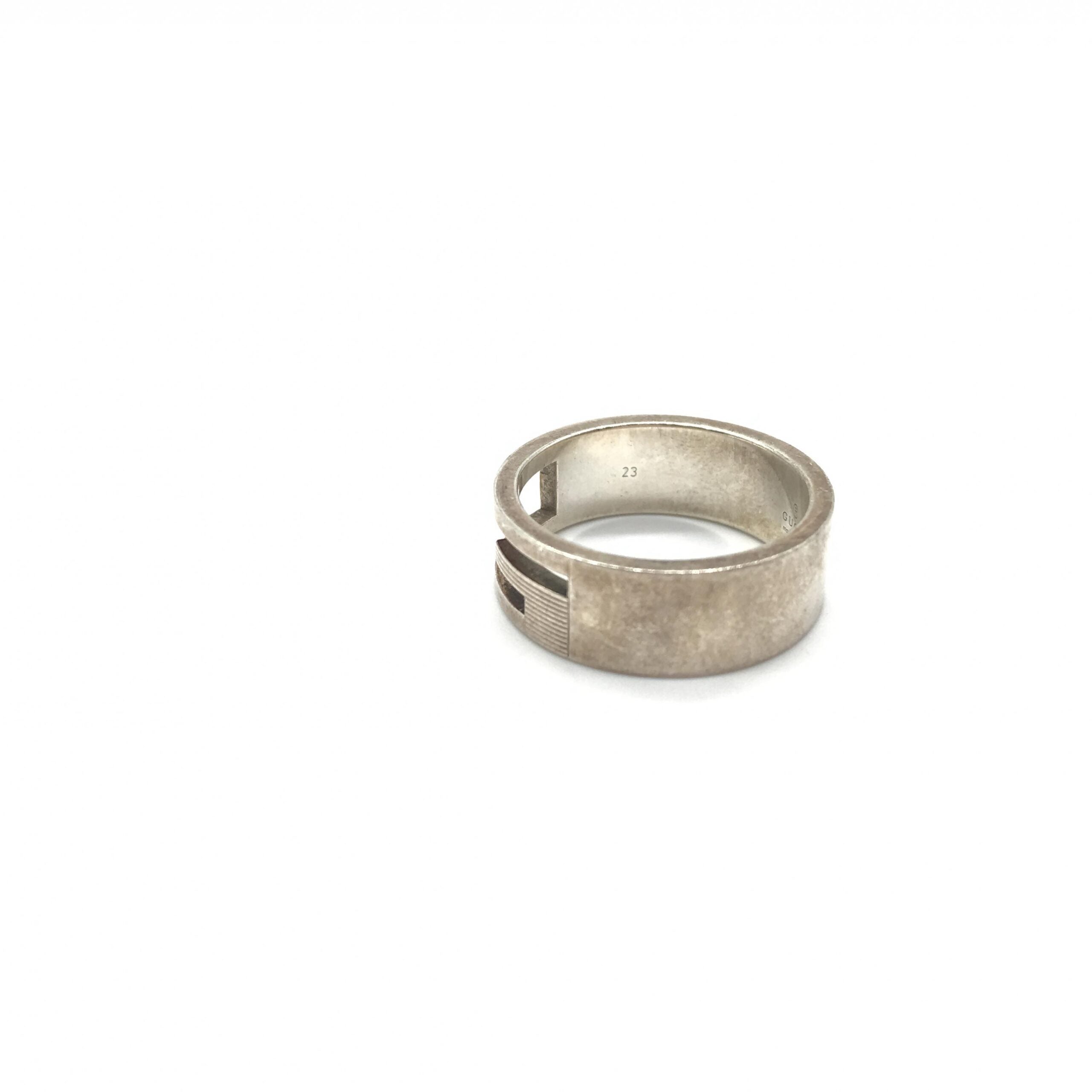 Gucci Silve 925 Wedding Band US Size Women's 9.6 (Pre-Owned)