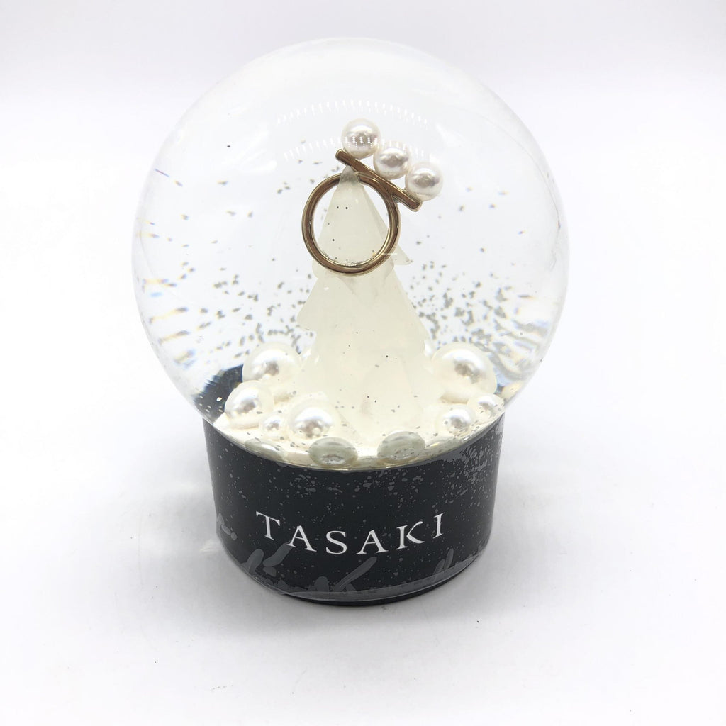 Tasaki Snow Globe With Tasaki Pearl Women's Ring (Pre-Owned)