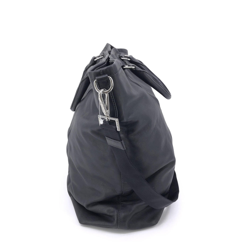 Prada Soft Leather Tote With Shoulder Women's Strap (Pre-Owned)