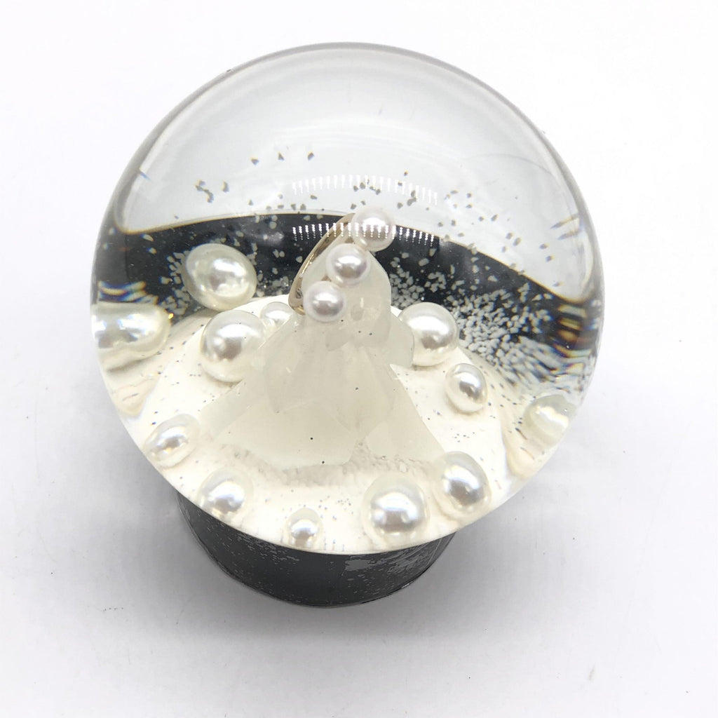 Tasaki Snow Globe With Tasaki Pearl Women's Ring (Pre-Owned)