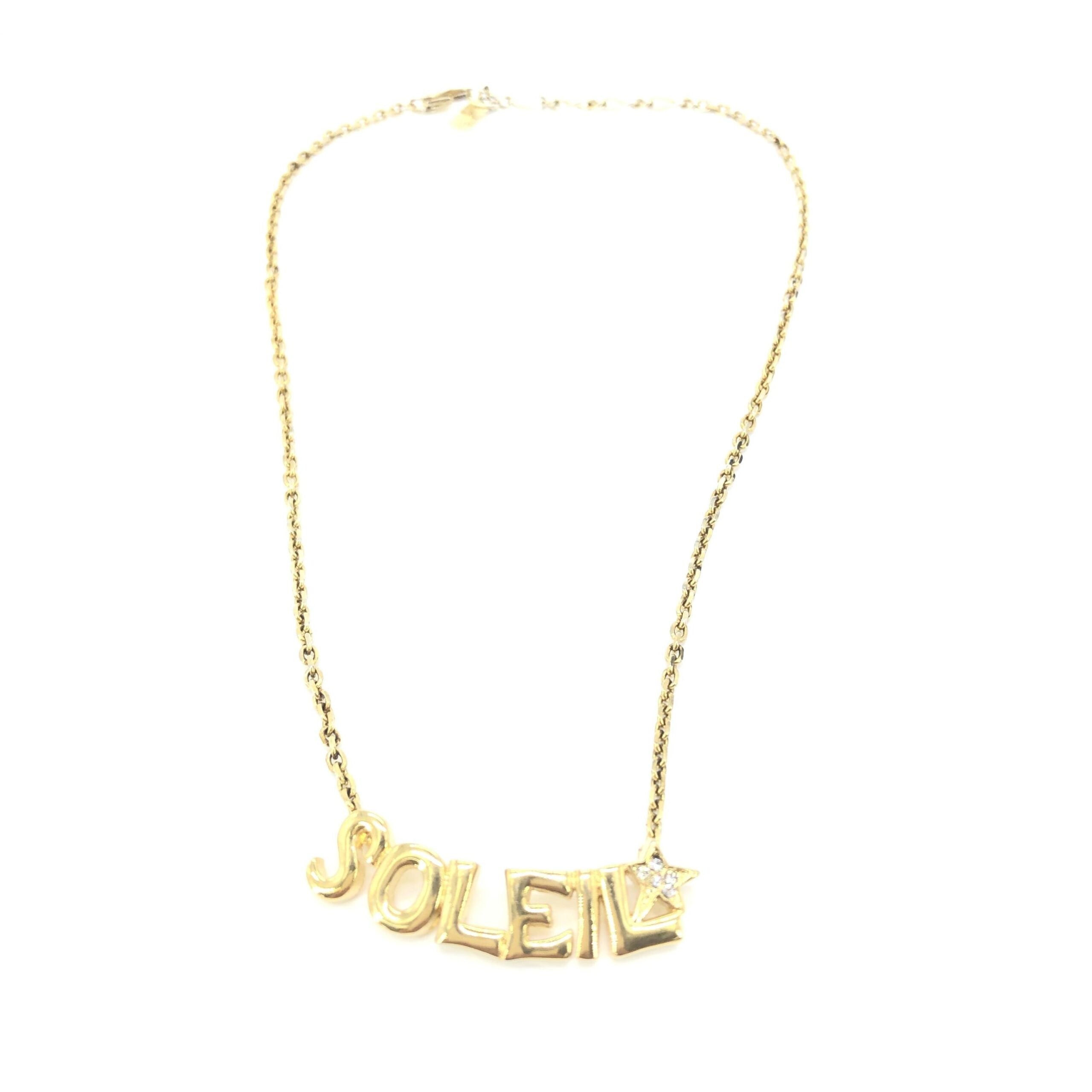Saint Laurent Soleil Designer Statement Women's Necklace (Pre-Owned)