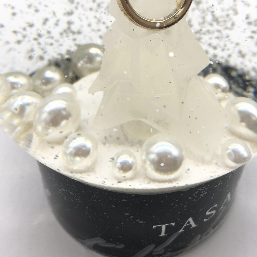 Tasaki Snow Globe With Tasaki Pearl Women's Ring (Pre-Owned)