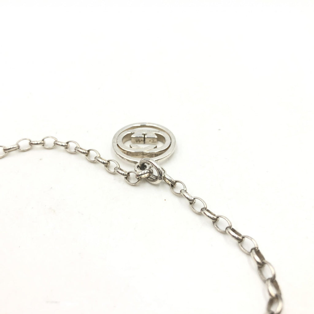 Gucci Sterling Silver Interlocking Circle Women's Pendant (Pre-Owned)