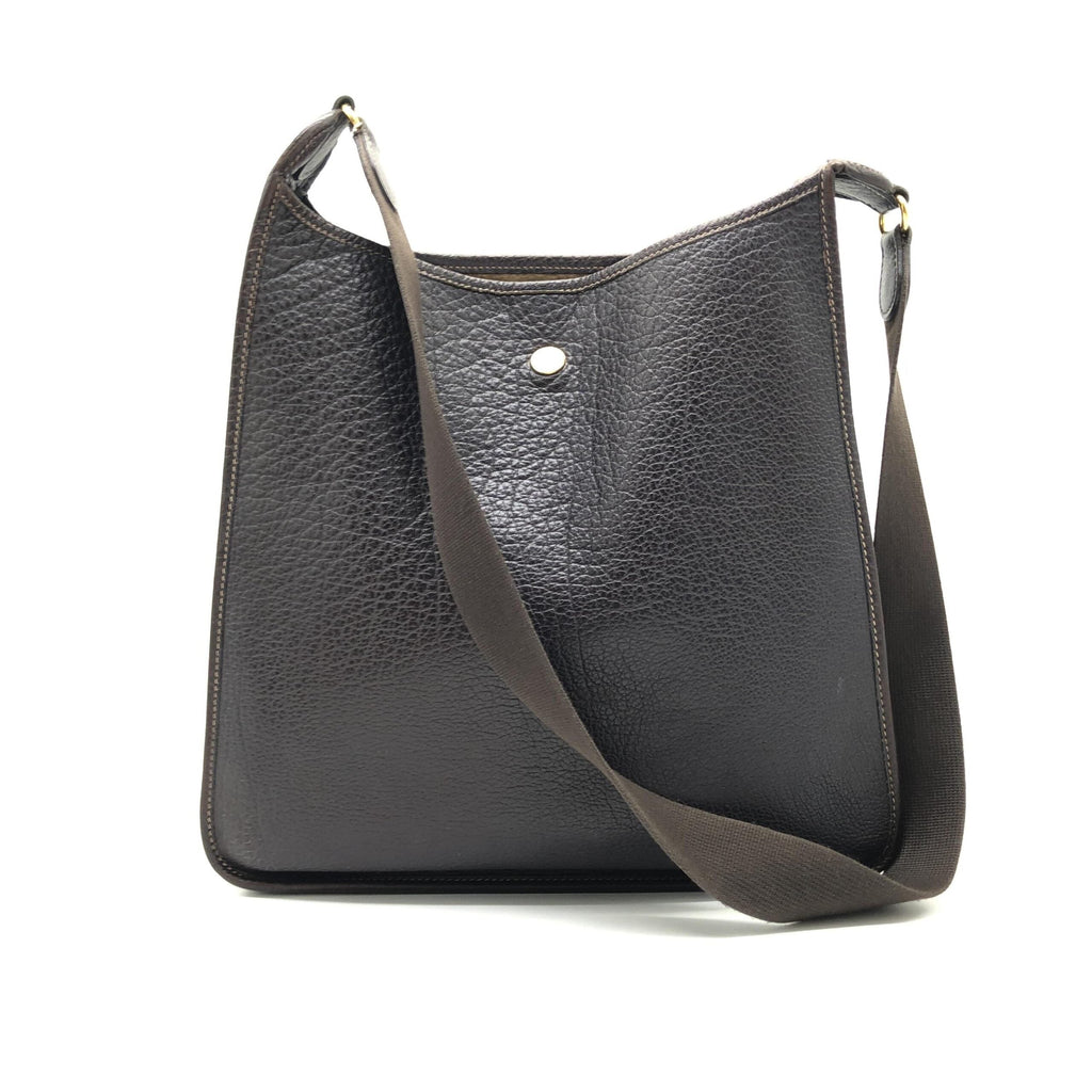 Hermès Togo Leather Black Shoulder Women's Bag (Pre-Owned)