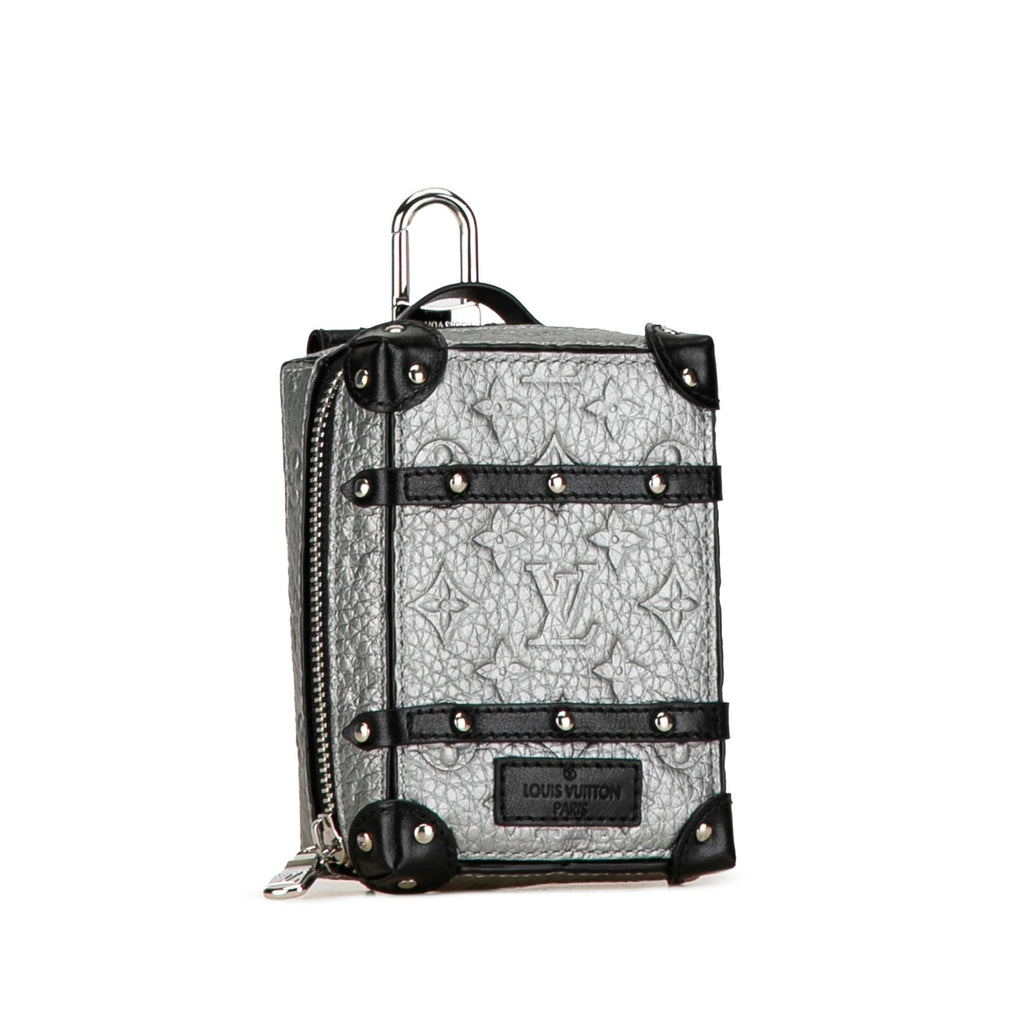 Louis Vuitton Trunk Motif Key Charm Leather With Women's Box (Pre-Owned)