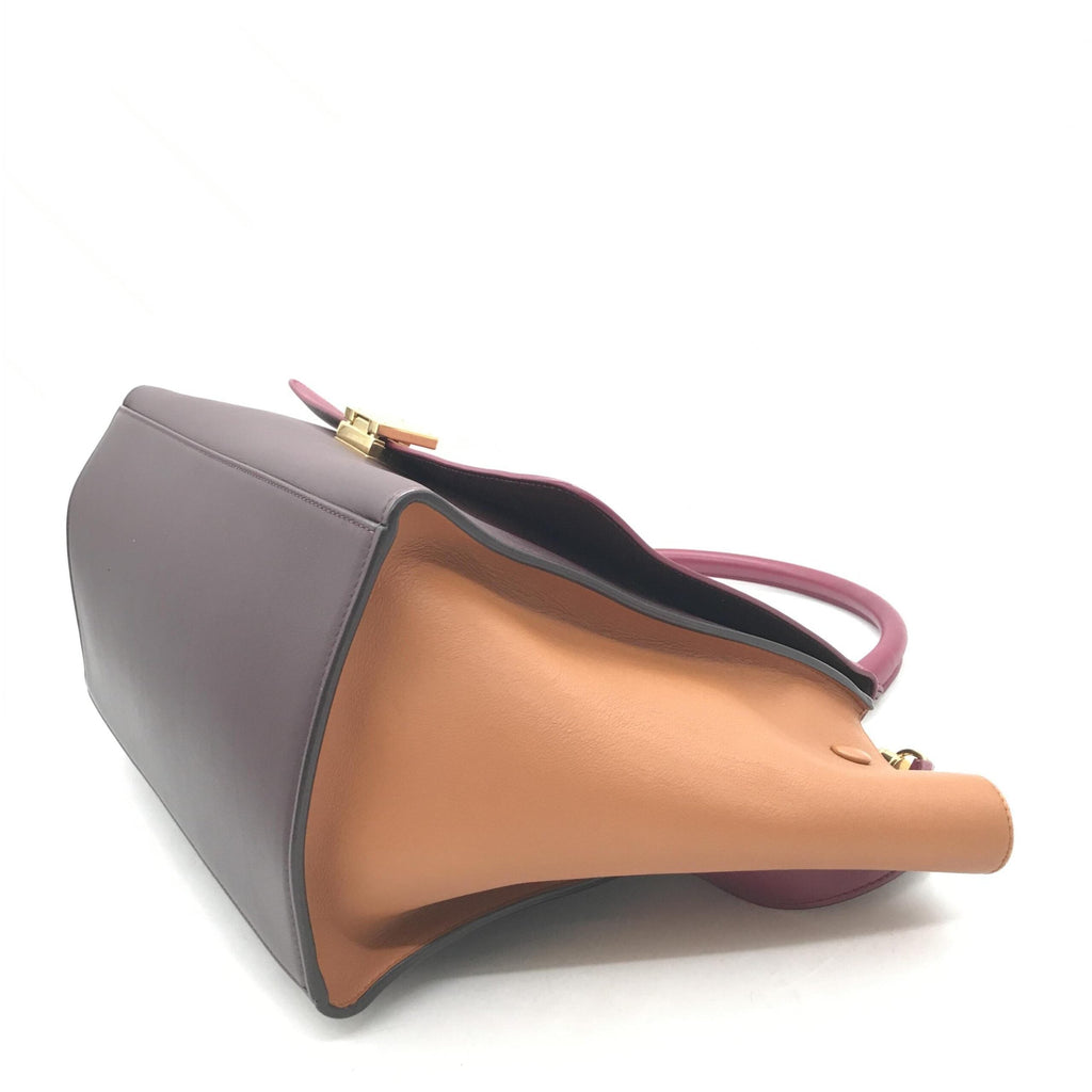 Celine Tricolor Leather Trapeze Women's Handbag (Pre-Owned)