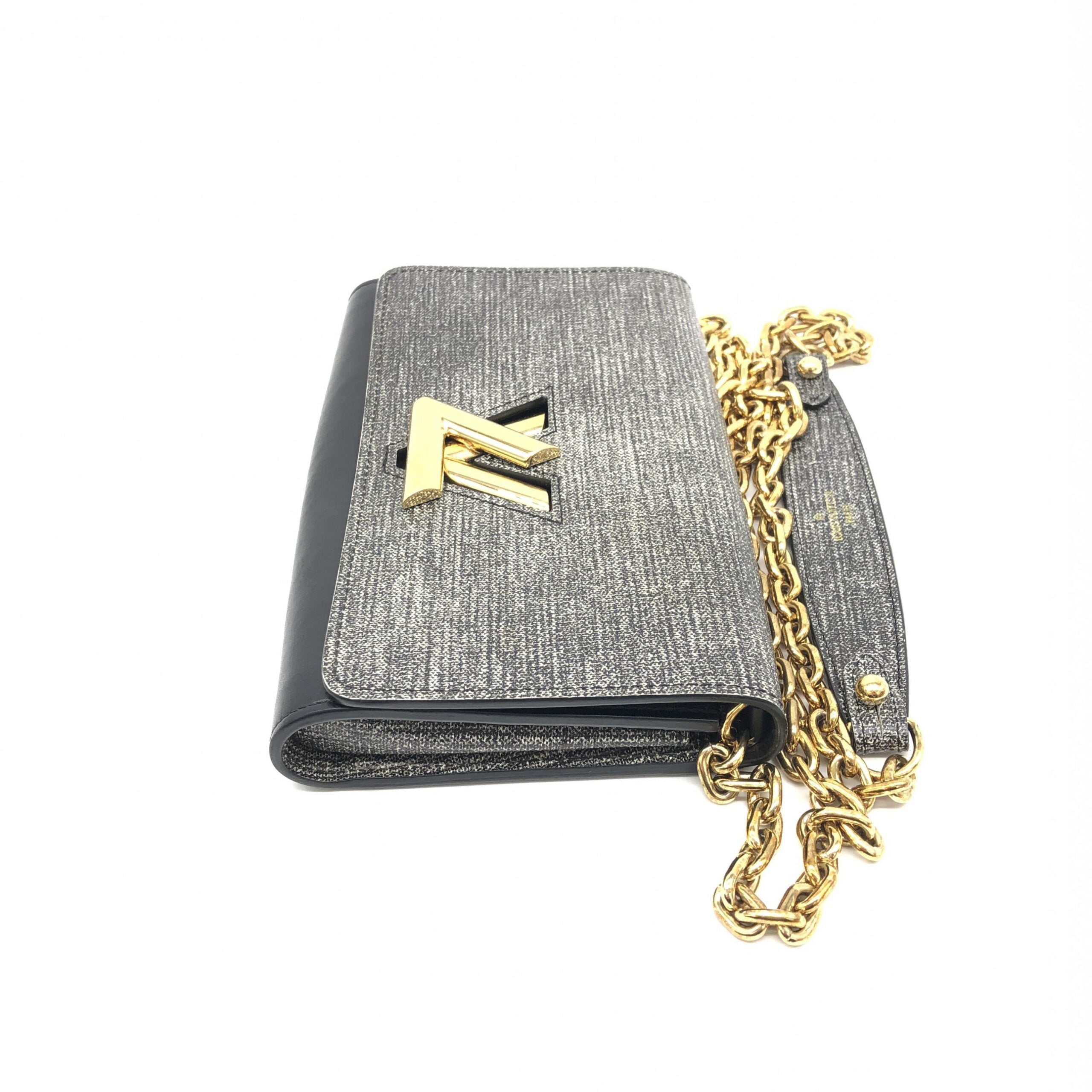 Louis Vuitton Twist PM Grey Epi Leather With GHW And Box, Women's Dustcover (Pre-Owned)
