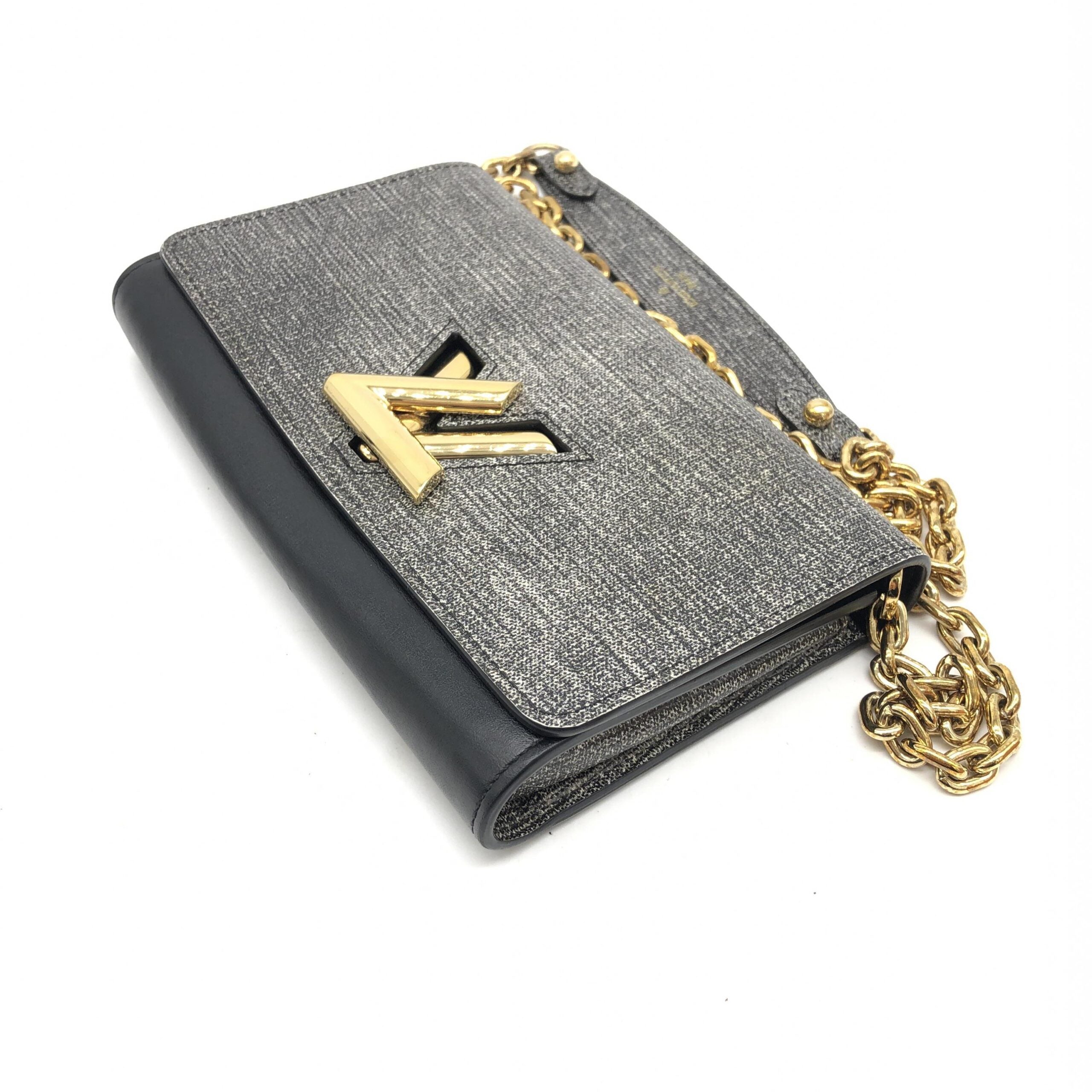 Louis Vuitton Twist PM Grey Epi Leather With GHW And Box, Women's Dustcover (Pre-Owned)
