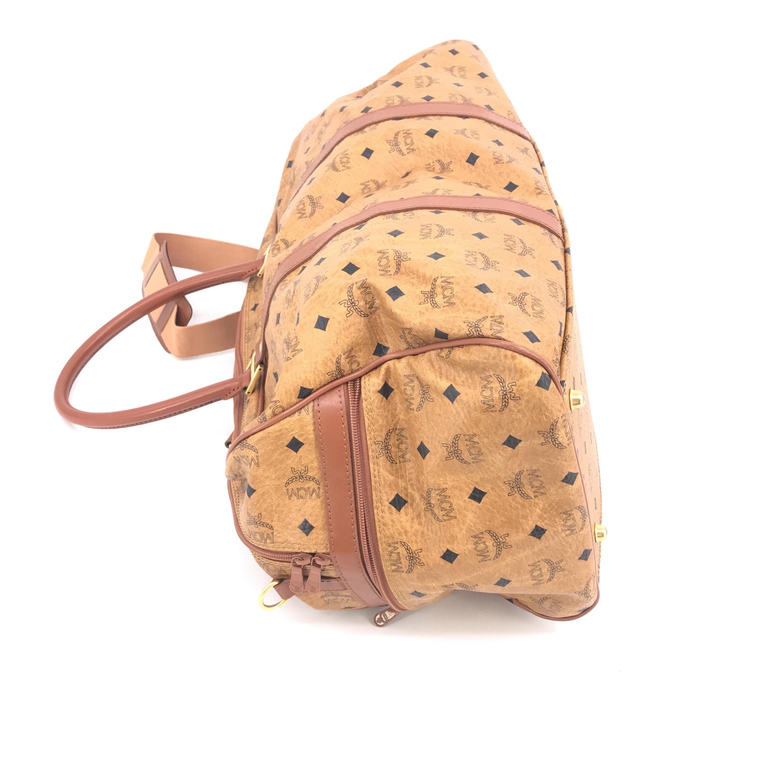 MCM Vintage Monogram Travel Duffle Women's Bag (Pre-Owned)