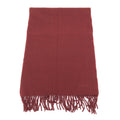 Hermès Wool Scarf In Deep Women's Burgundy (Pre-Owned)