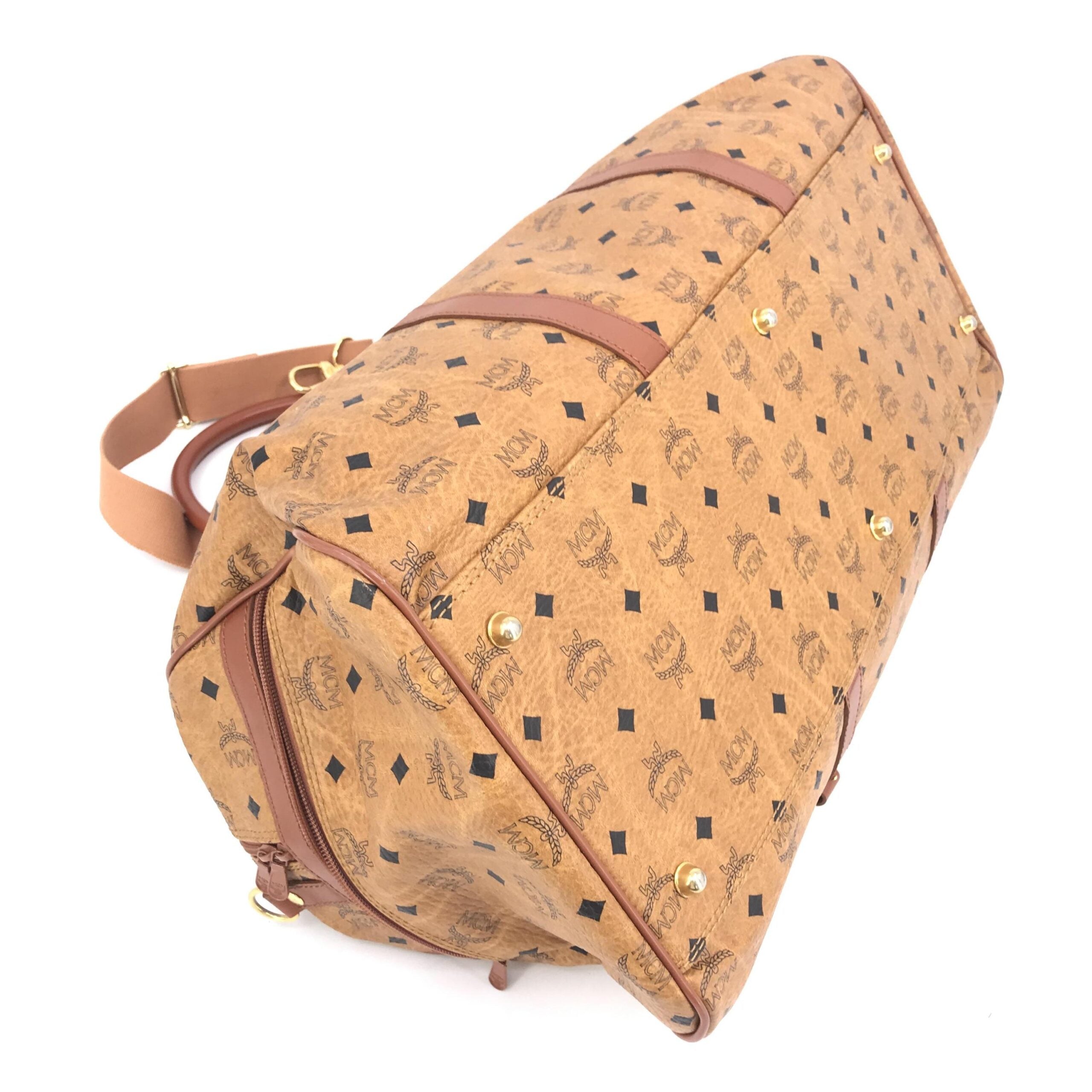 MCM Vintage Monogram Travel Duffle Women's Bag (Pre-Owned)