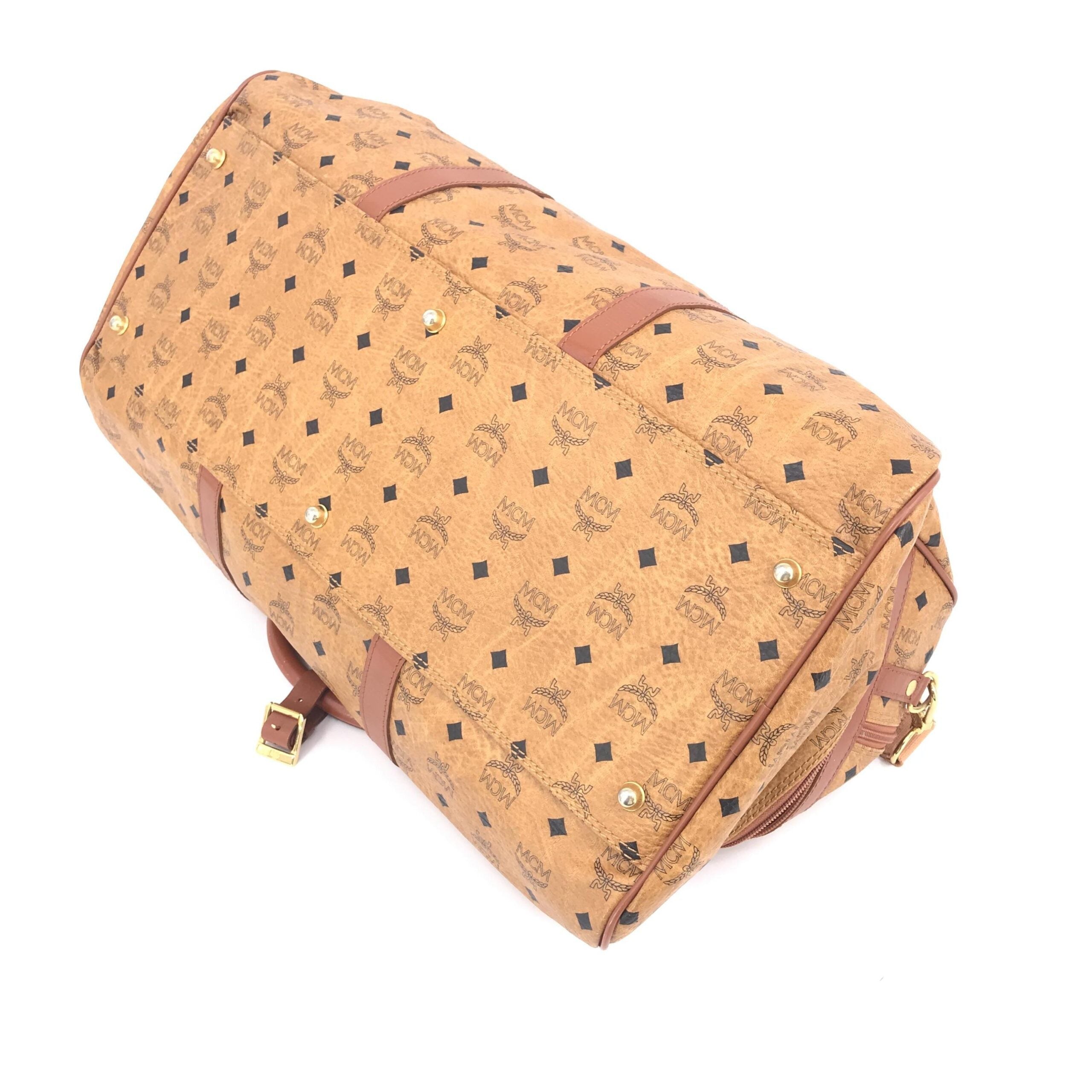 MCM Vintage Monogram Travel Duffle Women's Bag (Pre-Owned)