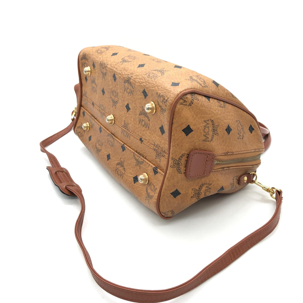 MCM Visetos 2WAY Mini Boston Women's Bag (Pre-Owned)