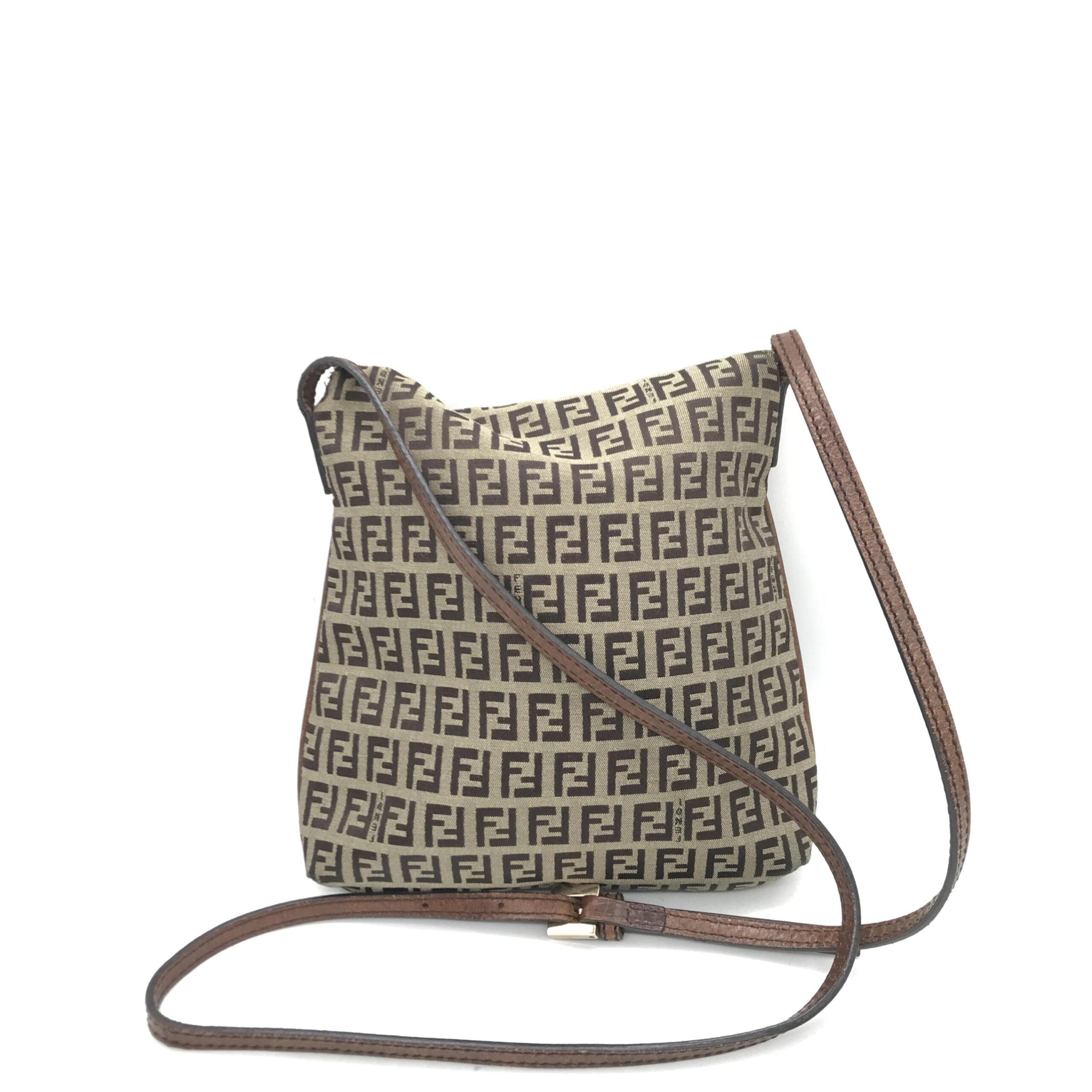 Fendi Zucchino Pattern Crossbody Women's Bag (Pre-Owned)