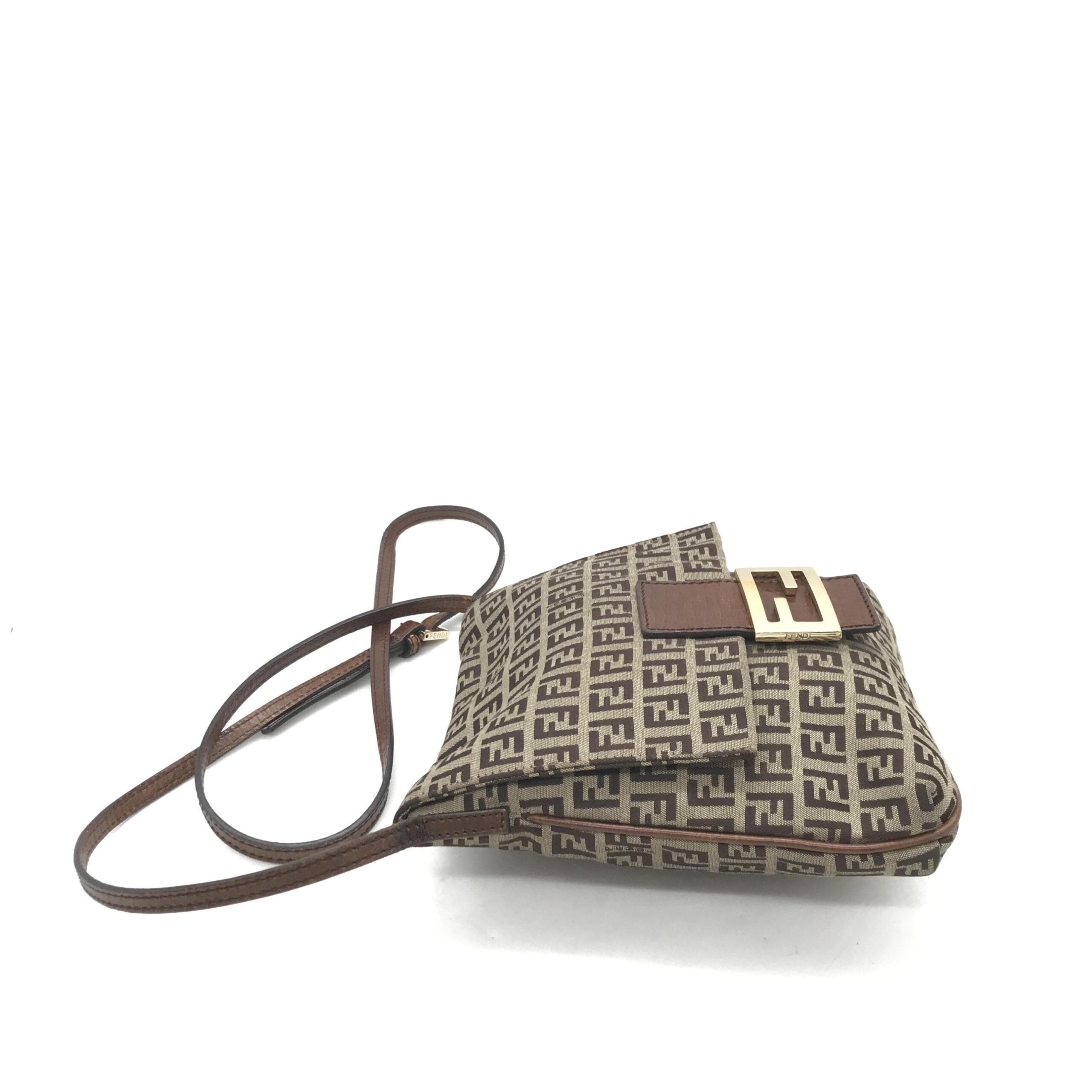 Fendi Zucchino Pattern Crossbody Women's Bag (Pre-Owned)