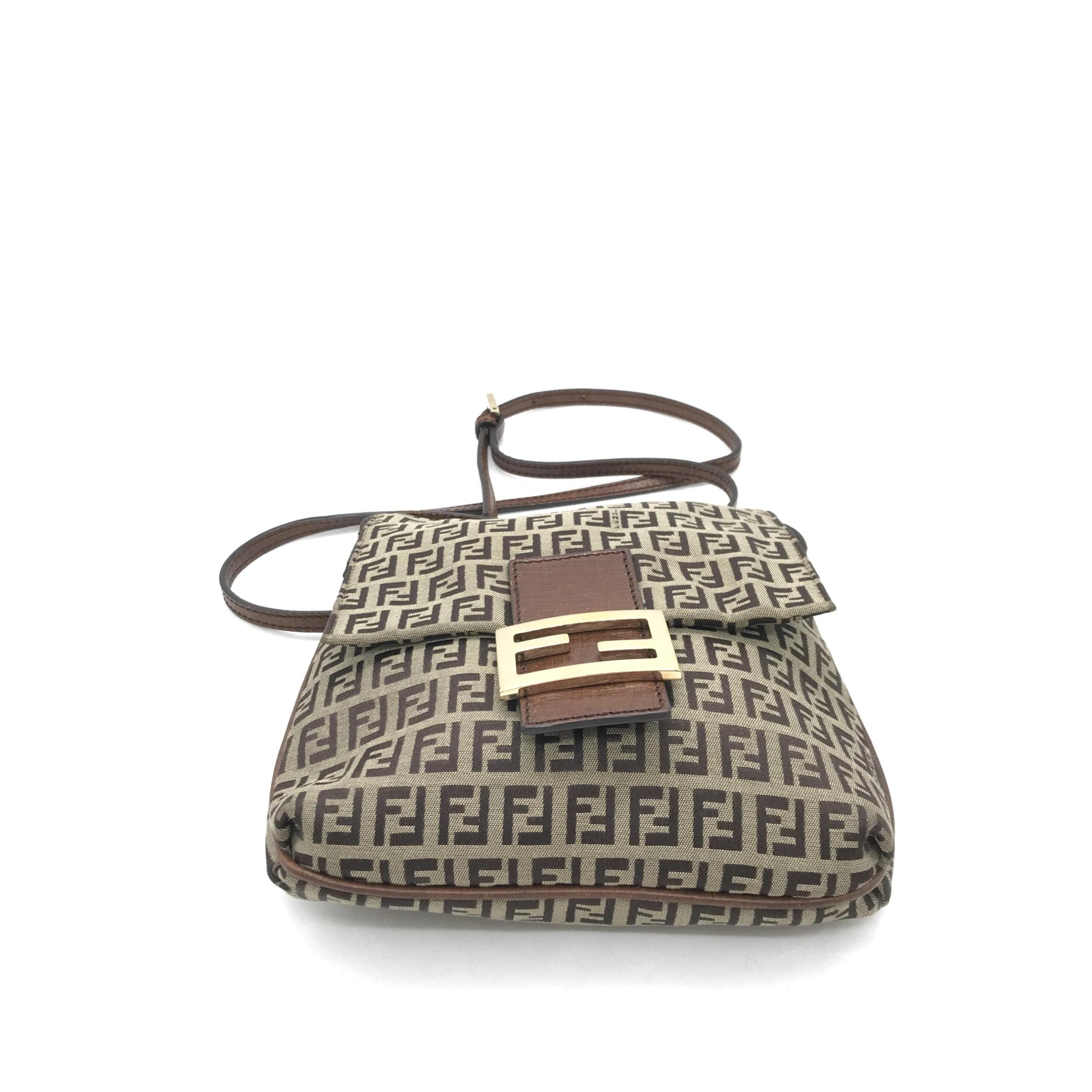 Fendi Zucchino Pattern Crossbody Women's Bag (Pre-Owned)