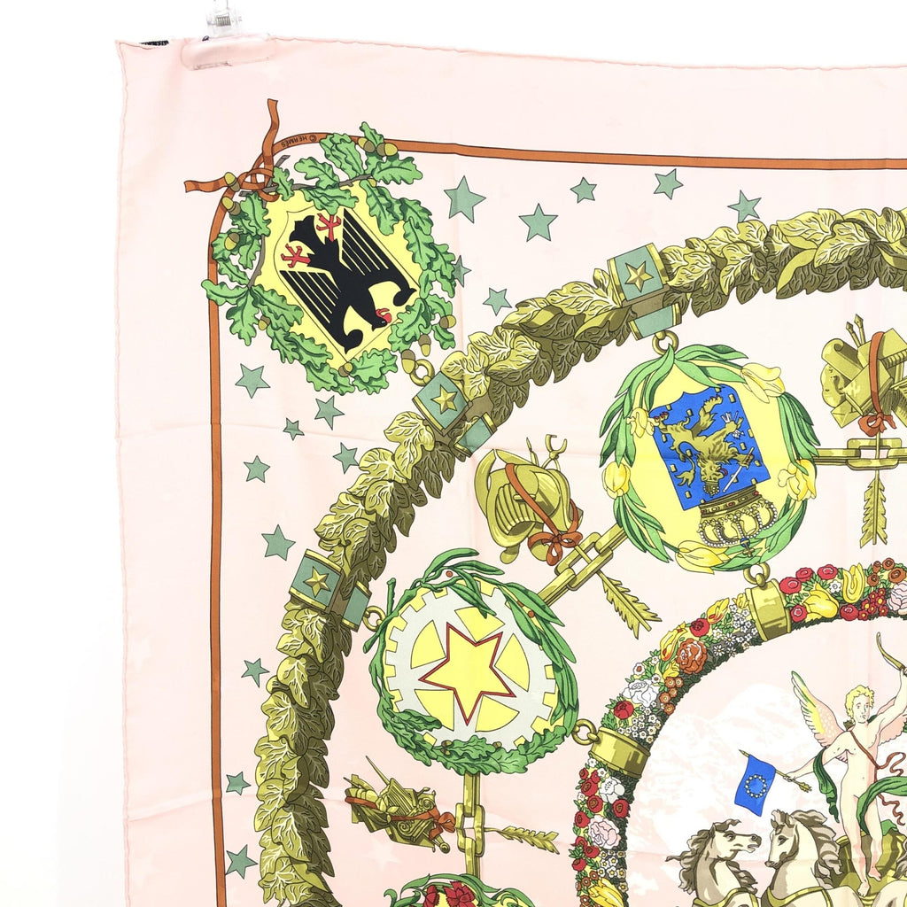 Hermès LOUIS VUITTON EmblèMes D'Europe Silk Women's Scarf (Pre-Owned)