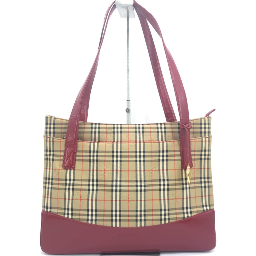 Burberry Burberry Nova Check Tote Women's Bag (Pre-Owned)