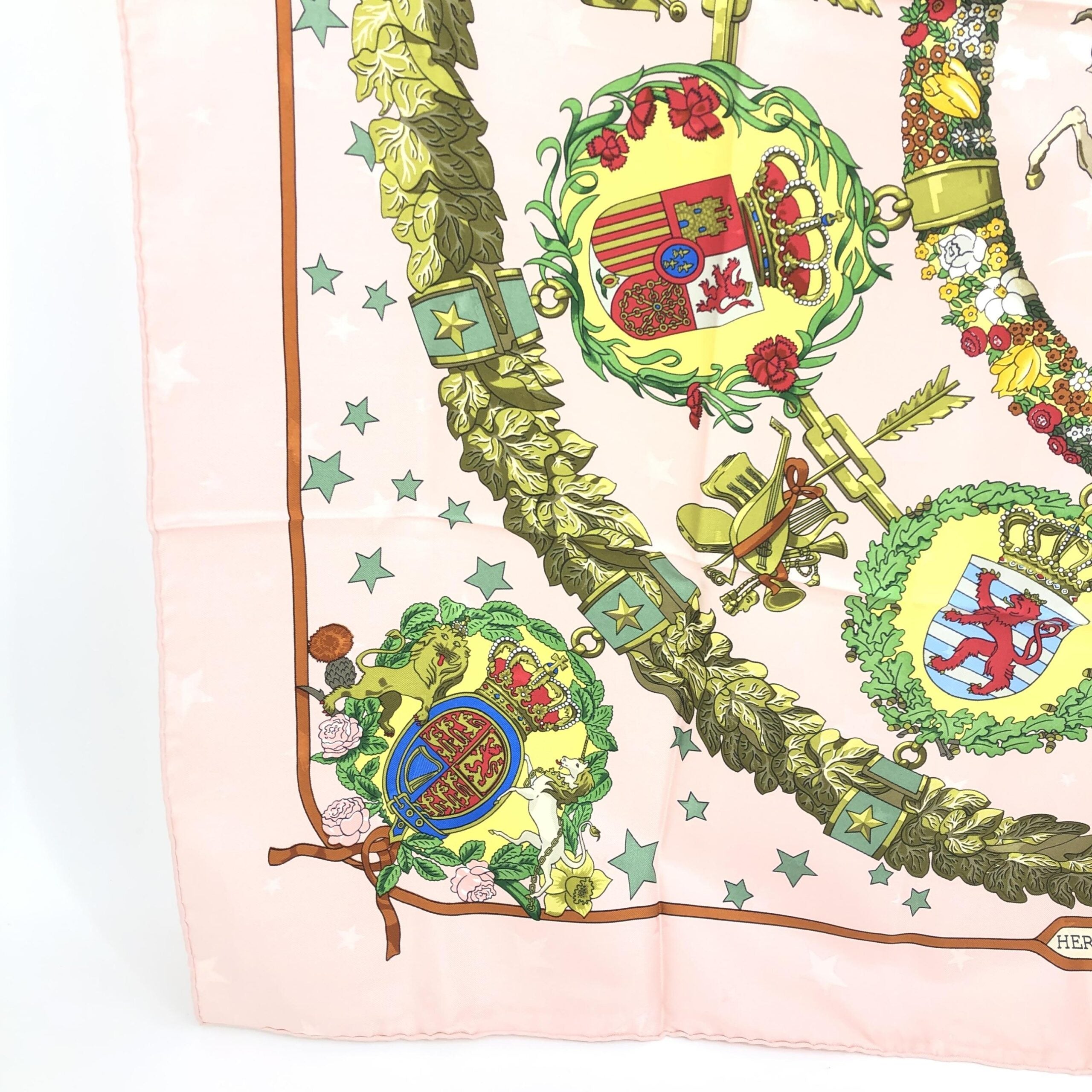 Hermès LOUIS VUITTON EmblèMes D'Europe Silk Women's Scarf (Pre-Owned)