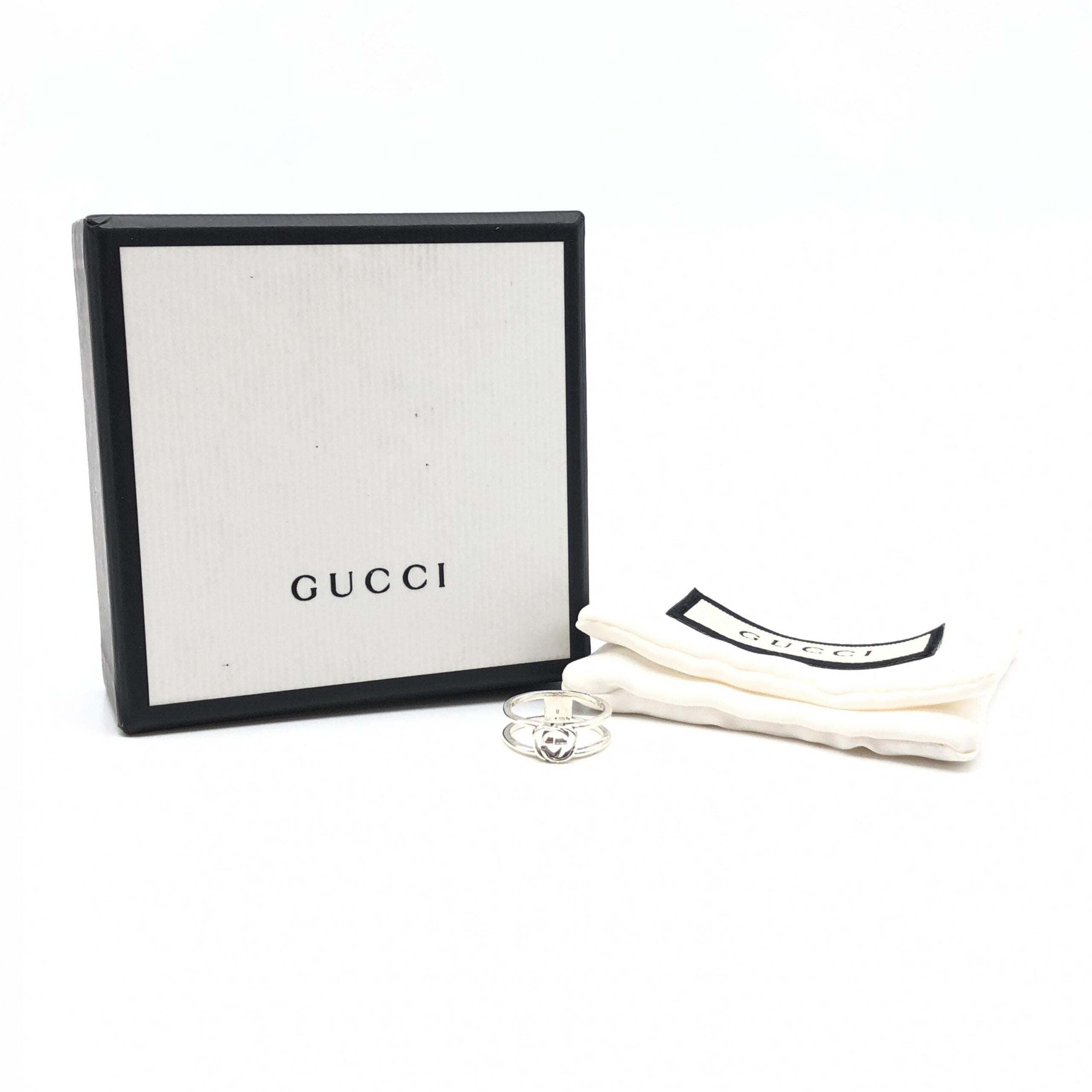 Gucci Gucci GG Soho 925 Silver Women's Ring (Pre-Owned)