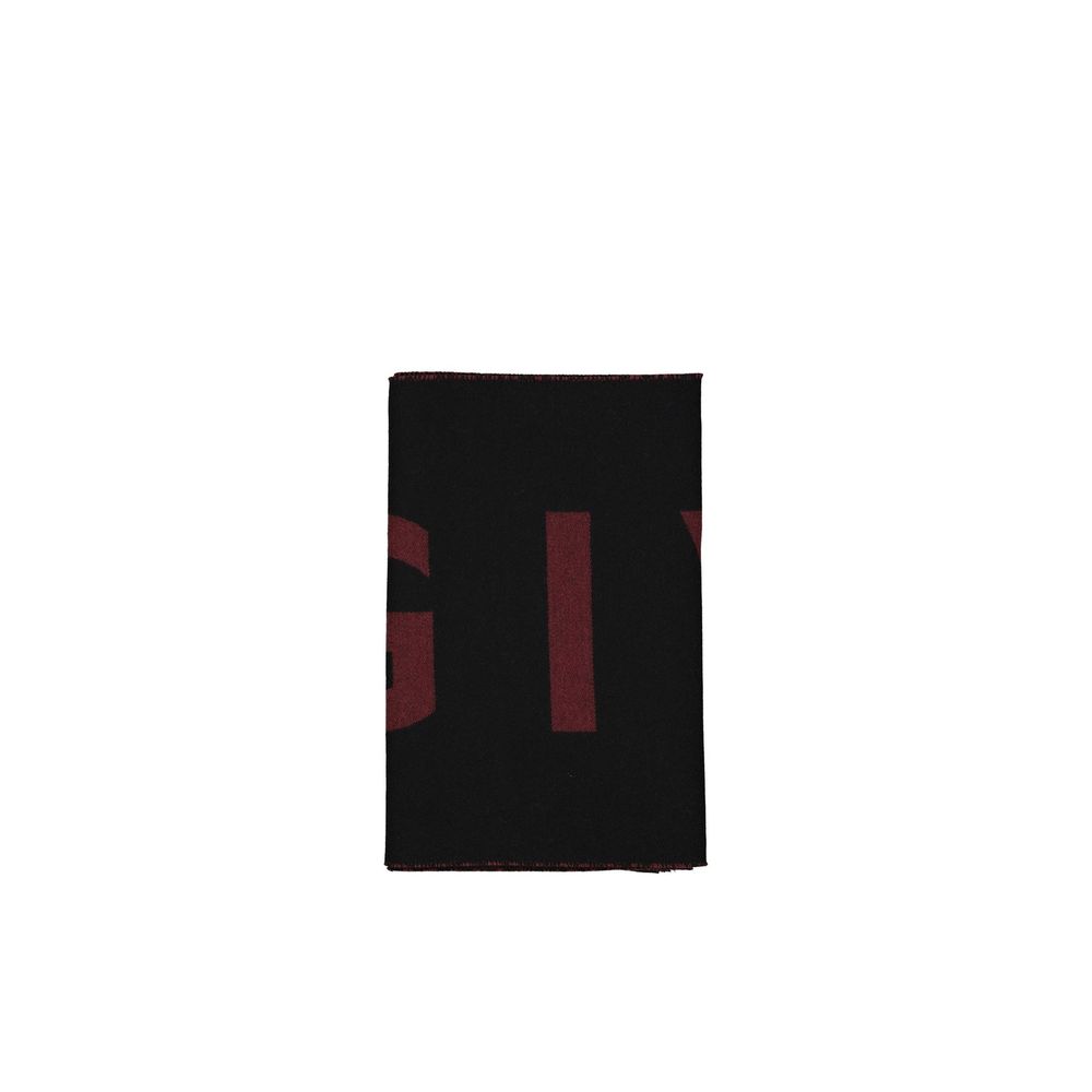 Givenchy Black Virgin Wool Men's Scarf