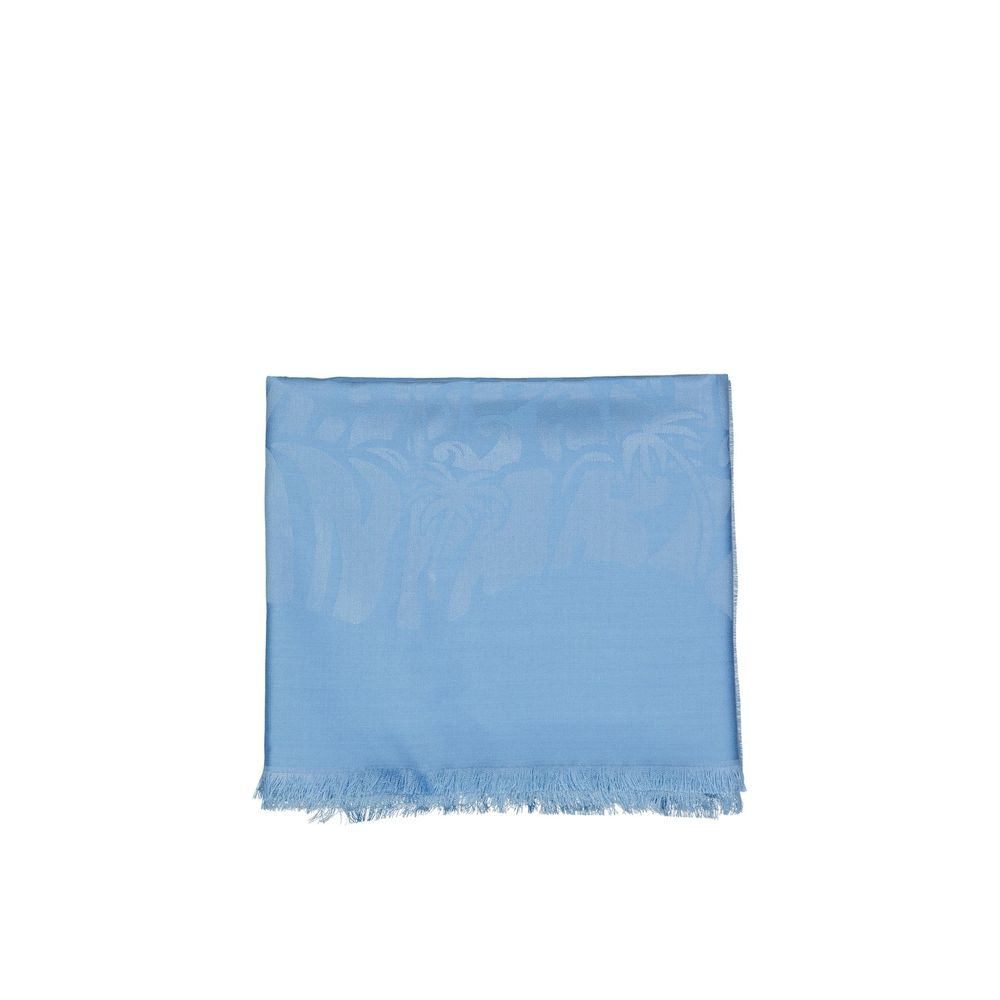 Lanvin Blue Silk Women's Scarf